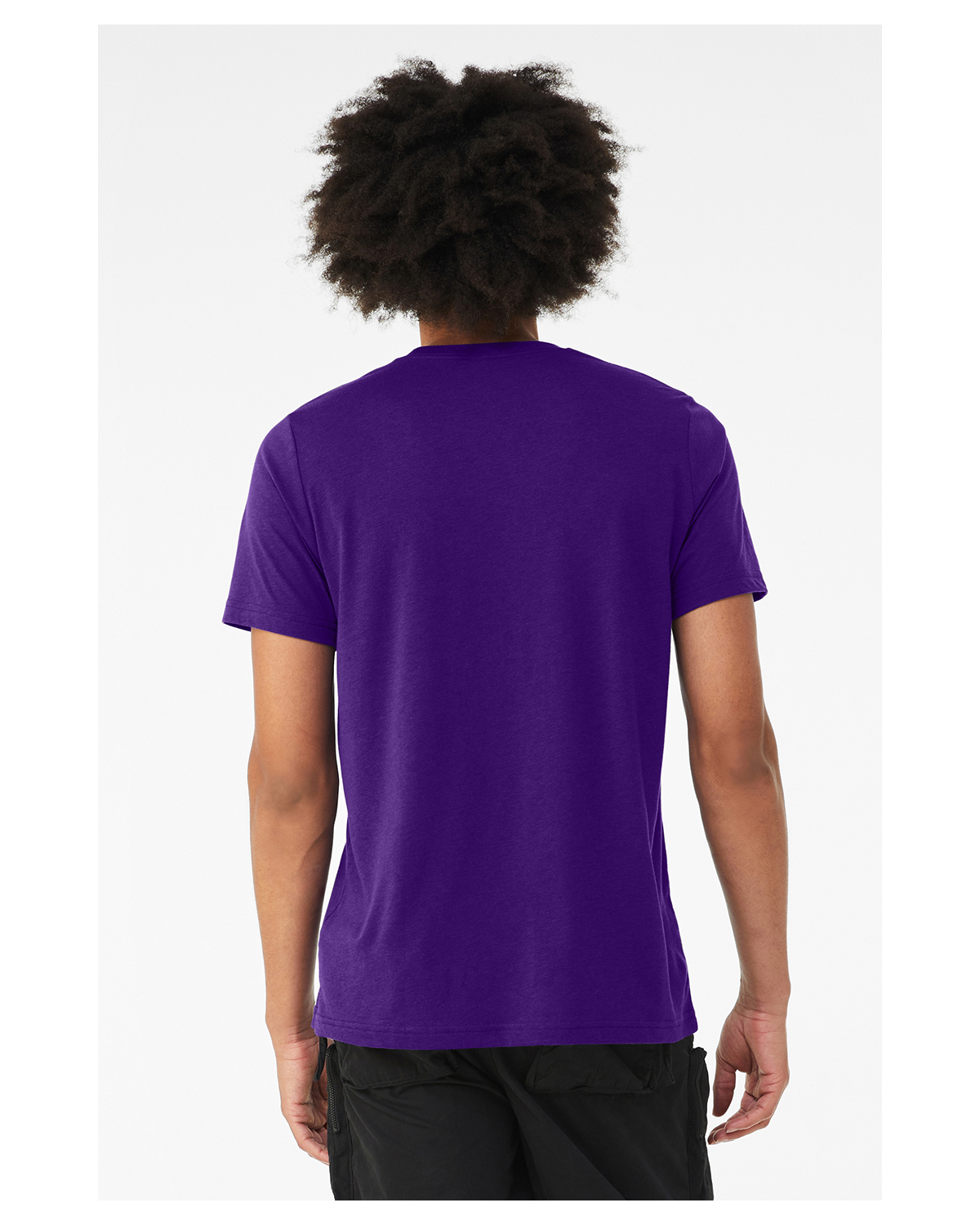 Bella + Canvas 3413C Solid Team Purple Triblend