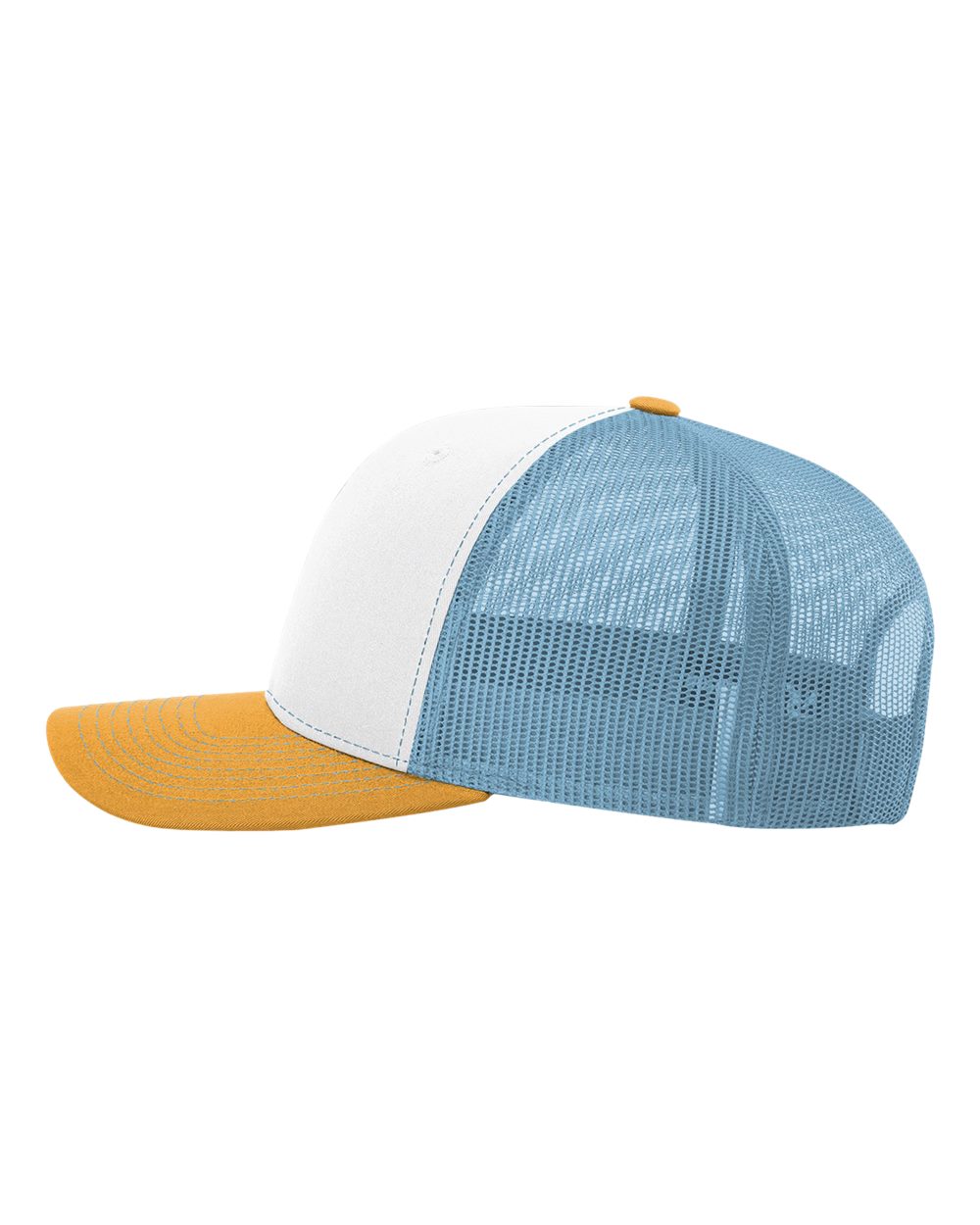 Richardson 112 White/ Columbia Blue/ Yellow