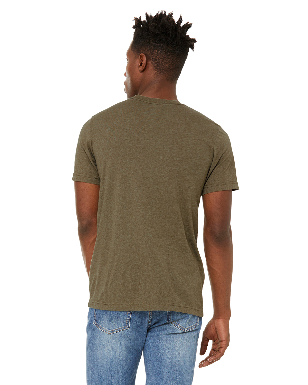 Bella + Canvas 3301C Heather Olive