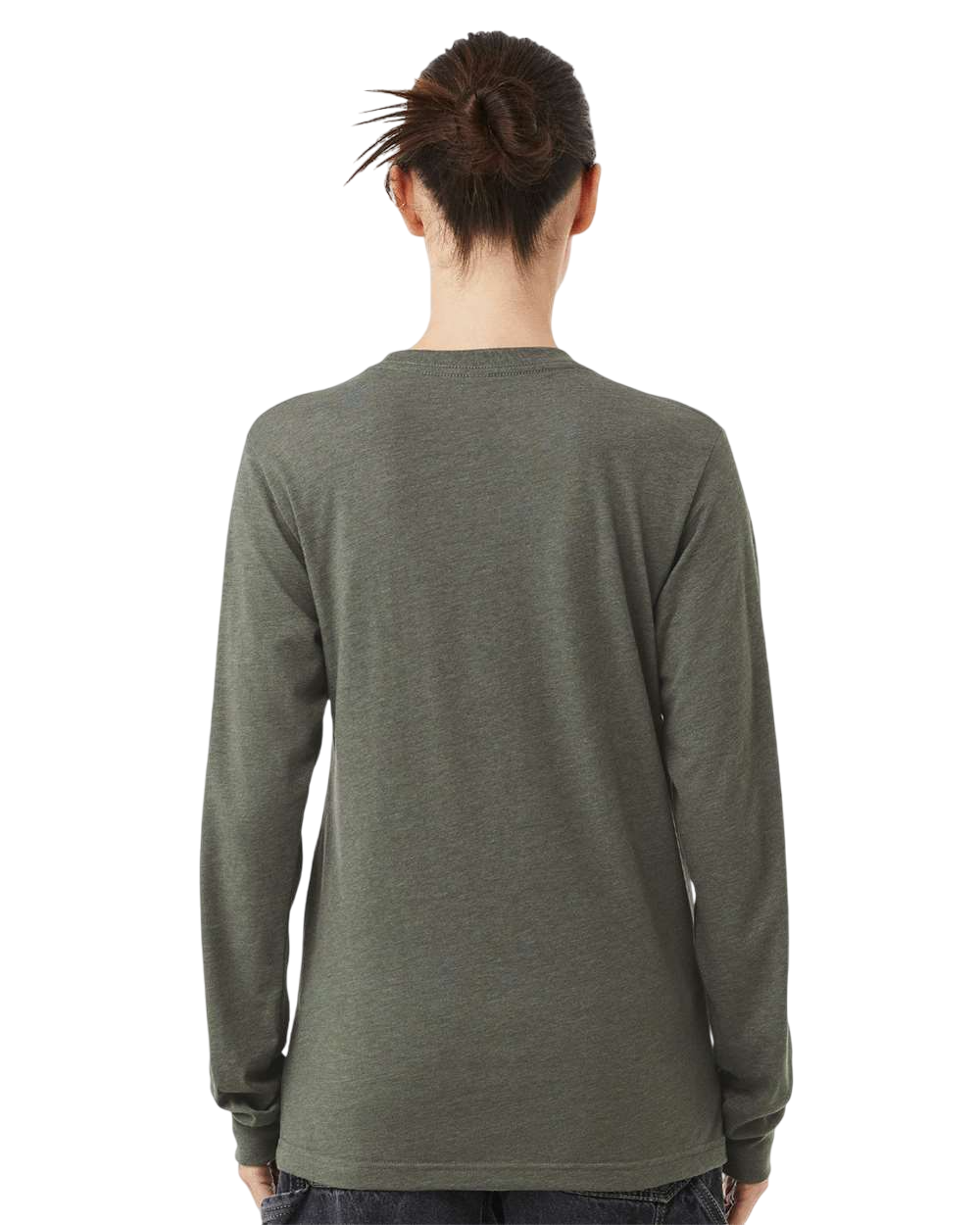 Bella + Canvas 3501CVC Heather Military Green