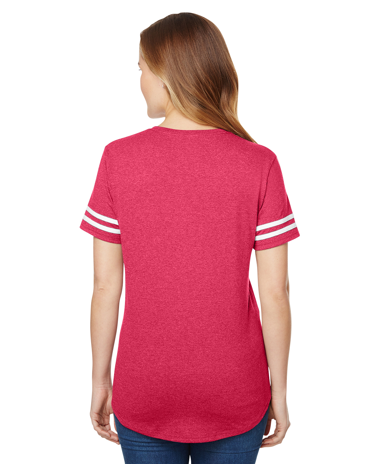 Gildan G500VTL Heather Red / White