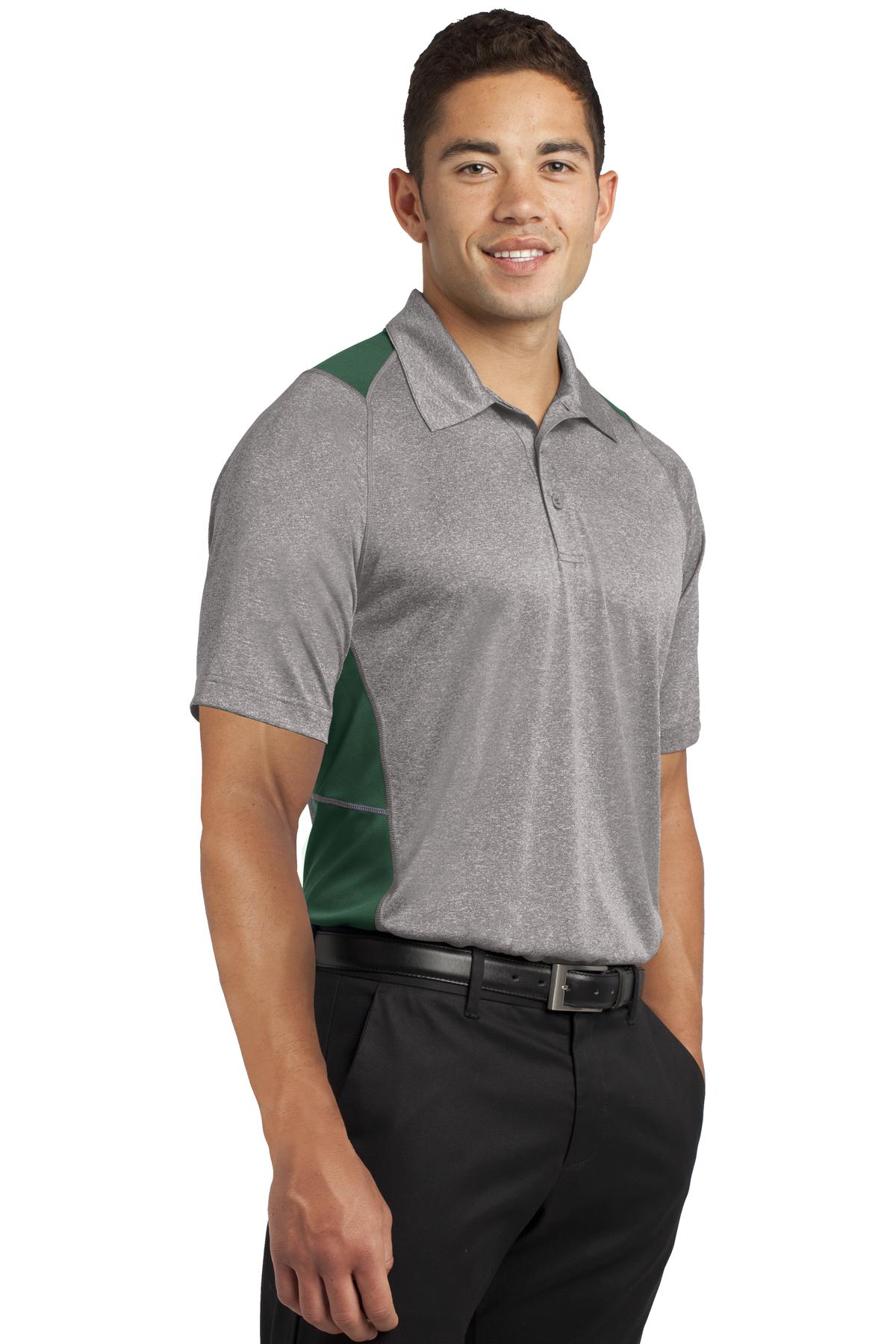 Sport-Tek ST665 Vintage Heather / Forest Green