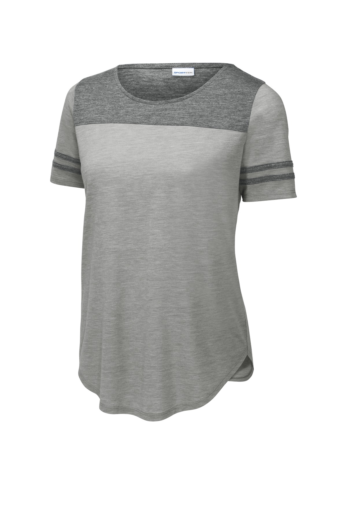 Sport-Tek LST403 Dark Gray Heather / Light Gray Heather