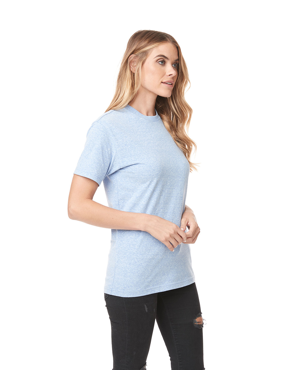 Next Level 6407 Snow Heather Blue