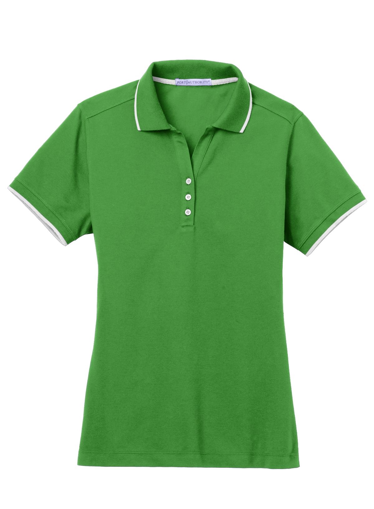 Port Authority L454 Vine Green / White