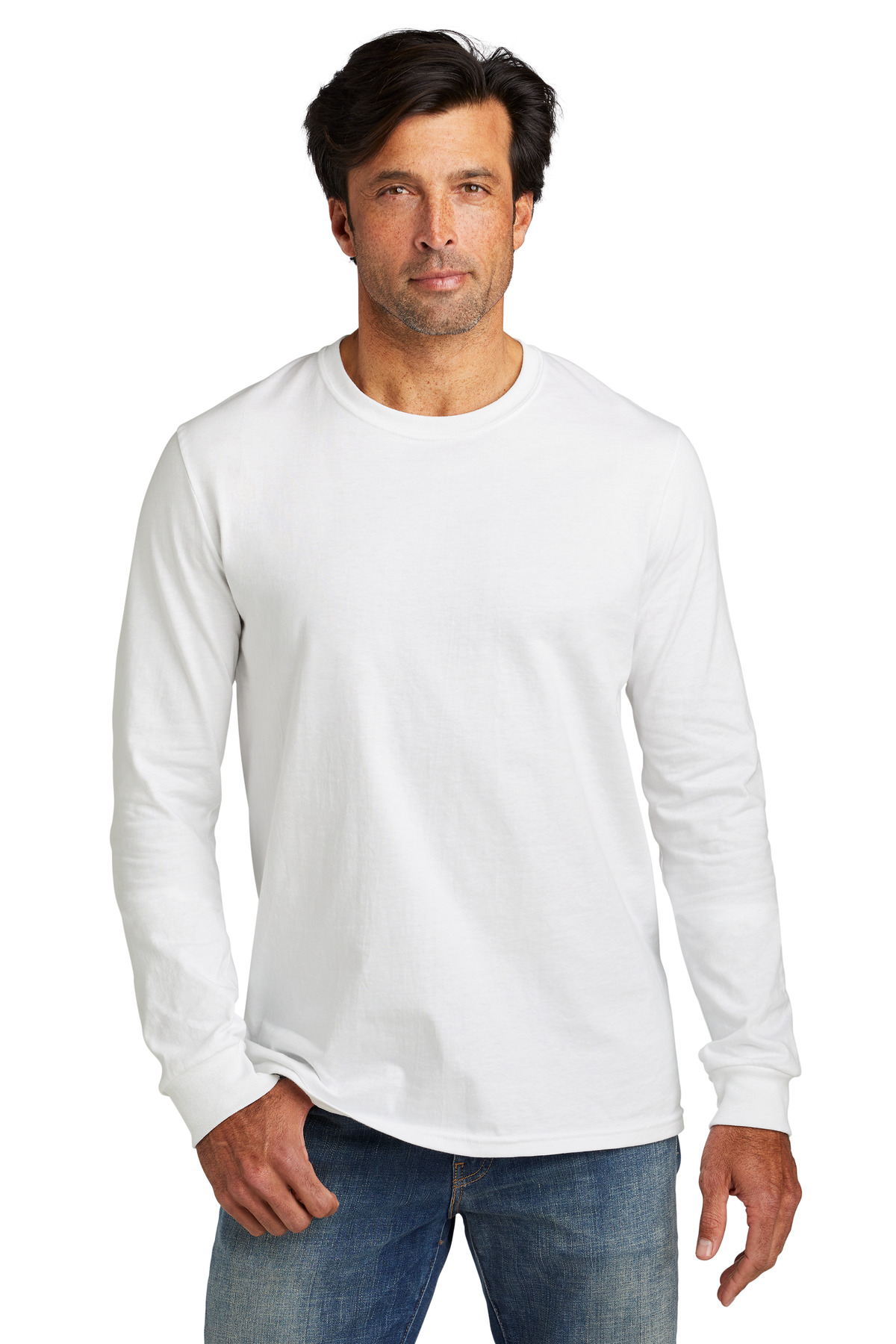Volunteer Knitwear VL60LS White