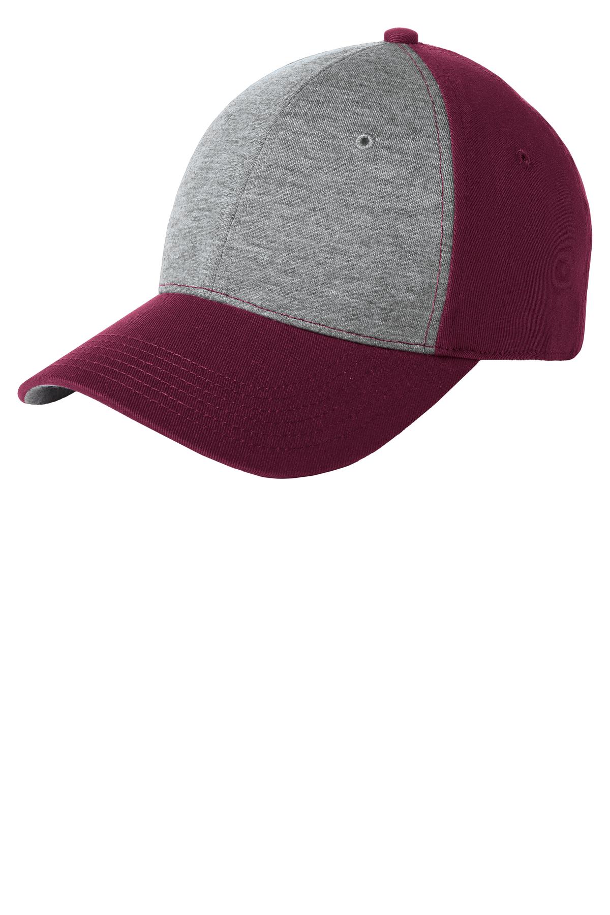 Sport-Tek STC18 Vintage Heather / Maroon