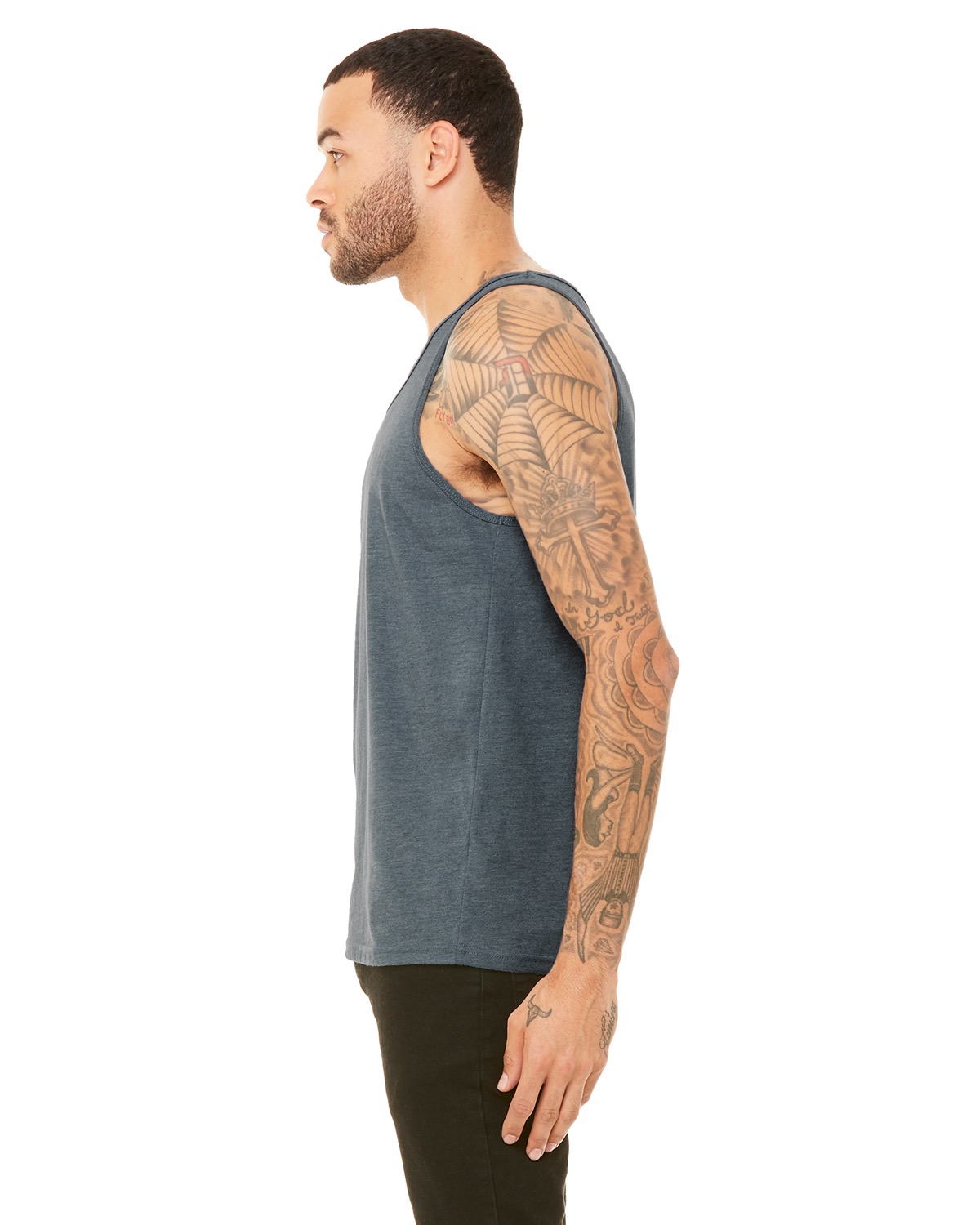 Bella + Canvas 3480CVC Heather Slate