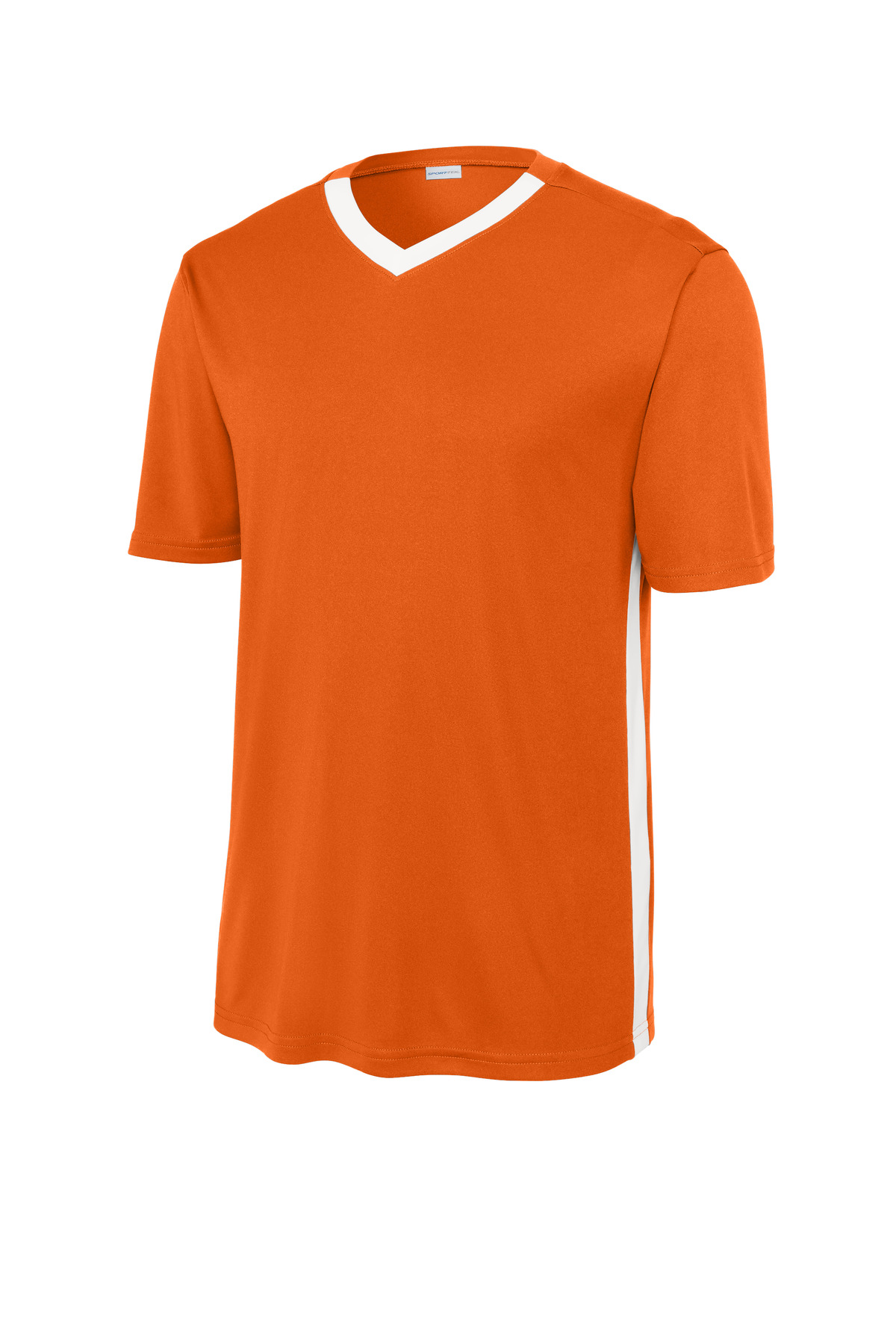 Sport-Tek ST101 Deep Orange / White