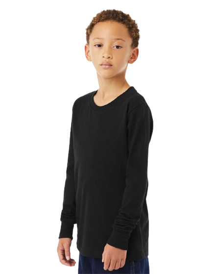 Bella + Canvas 3513Y Solid Black Triblend