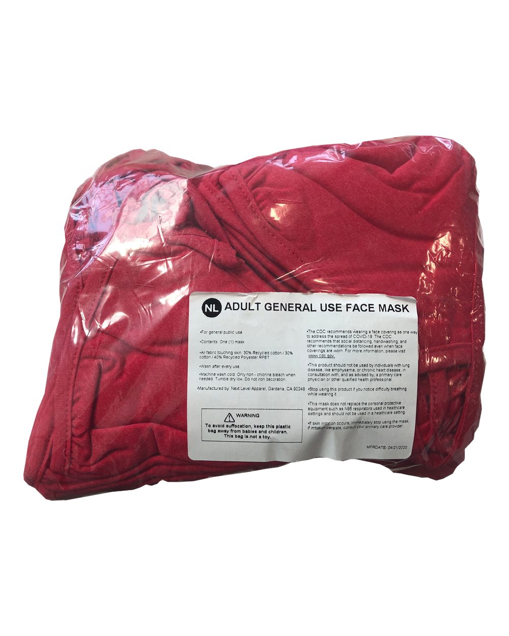 Next Level (SO) NLM100 Heather Red