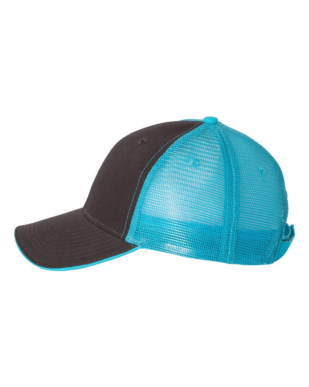 Valucap S102 Charcoal / Neon Blue