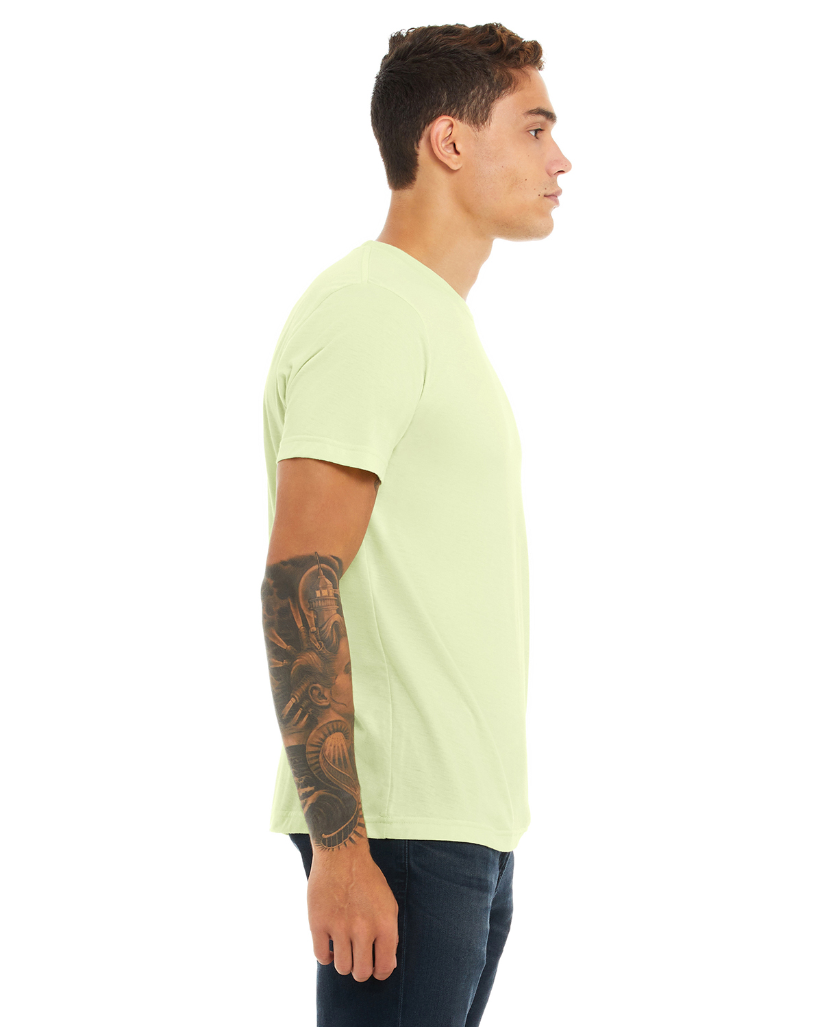 Bella + Canvas 3413C Spring Green Triblend