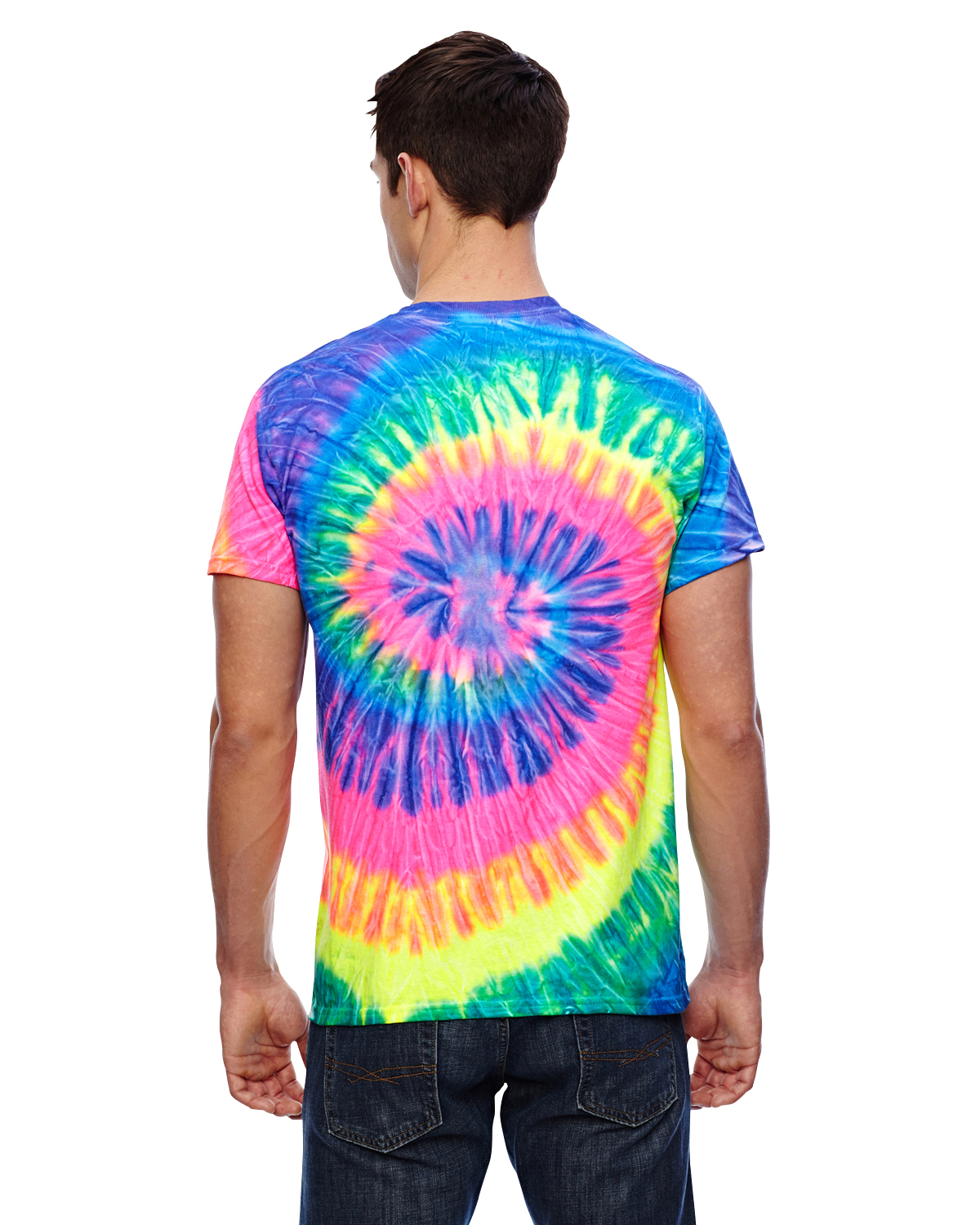 Tie-Dye CD100 Neon Rainbow