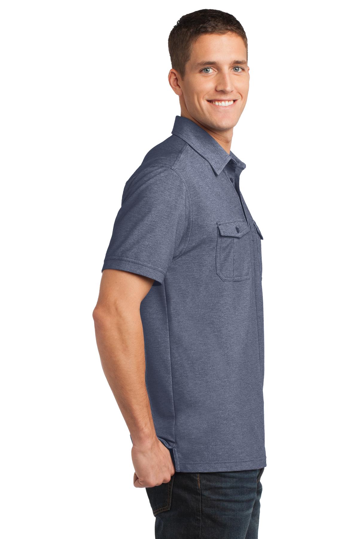 Port Authority K557 Dr Blue Navy / White