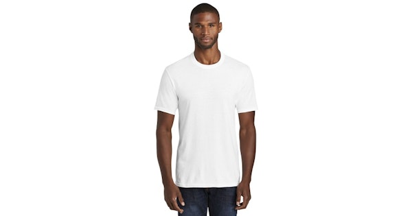 Port & Company Unisex Fan Favorite Blend Tee Pc455 White | Jiffy