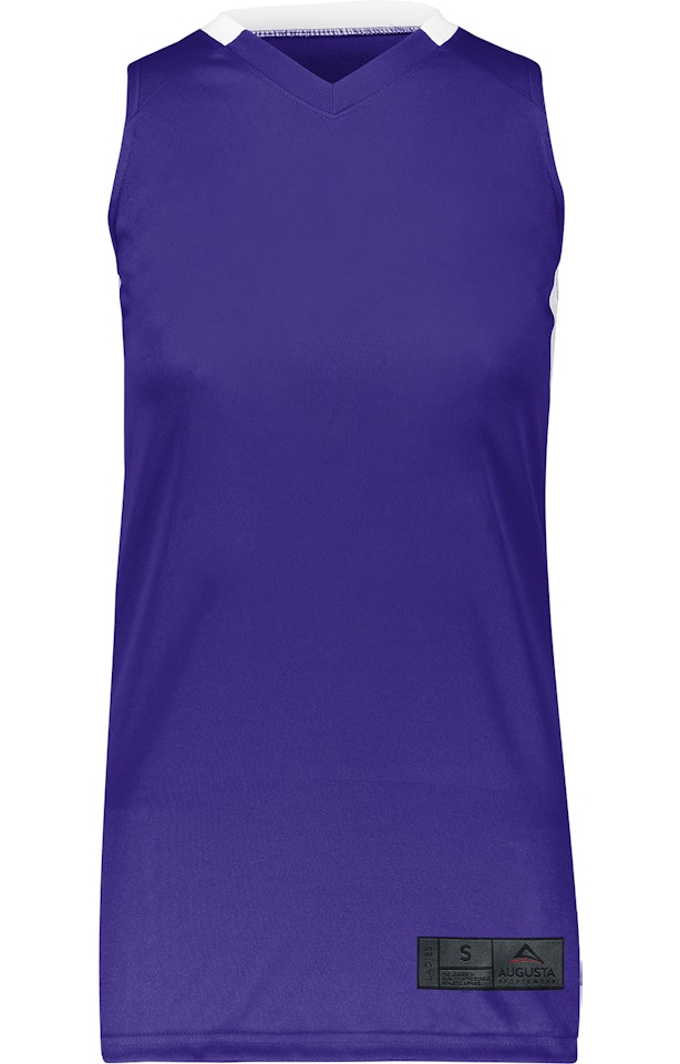 Augusta Sportswear 1732AG Purple / White
