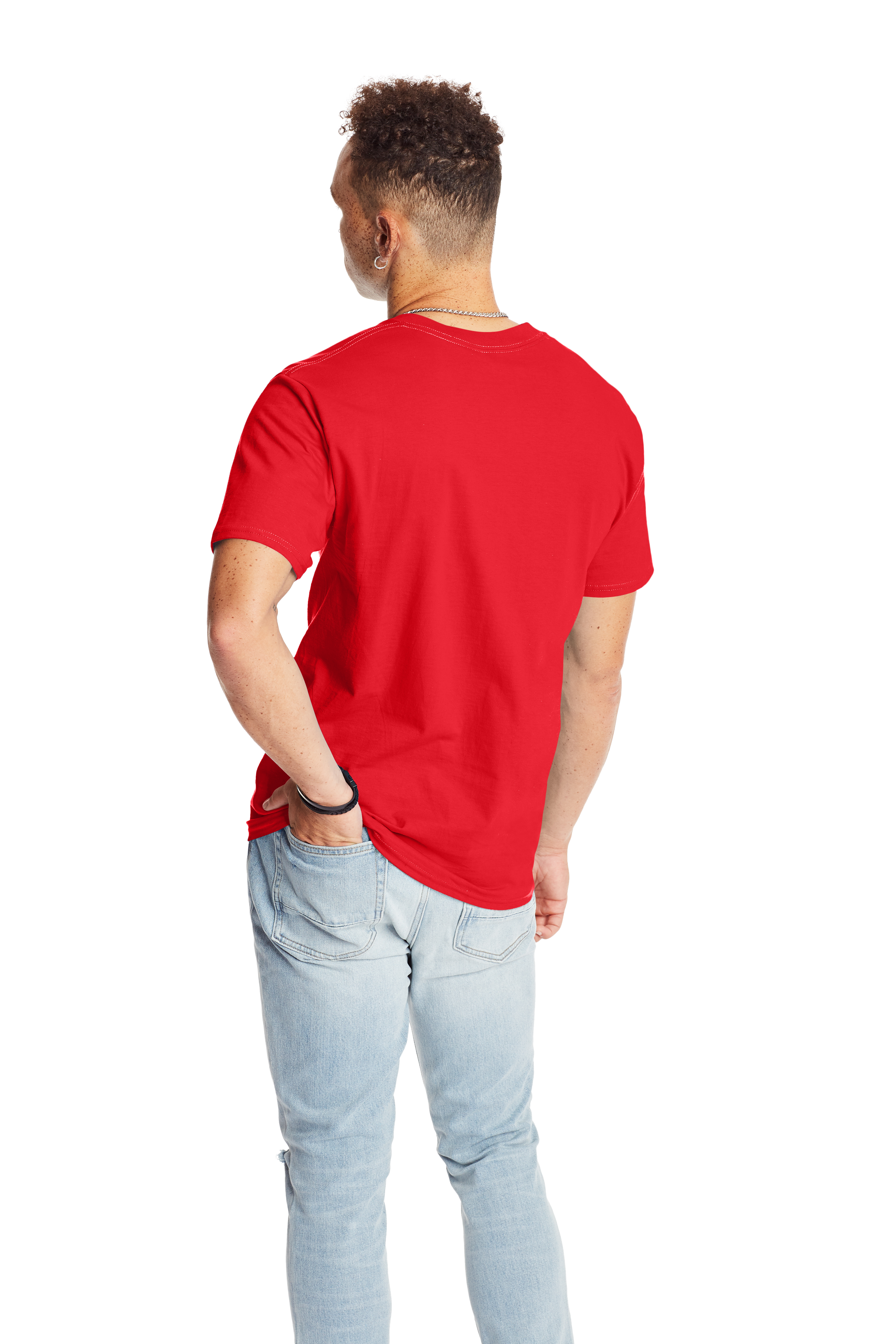 Hanes 5180 Athletic Red