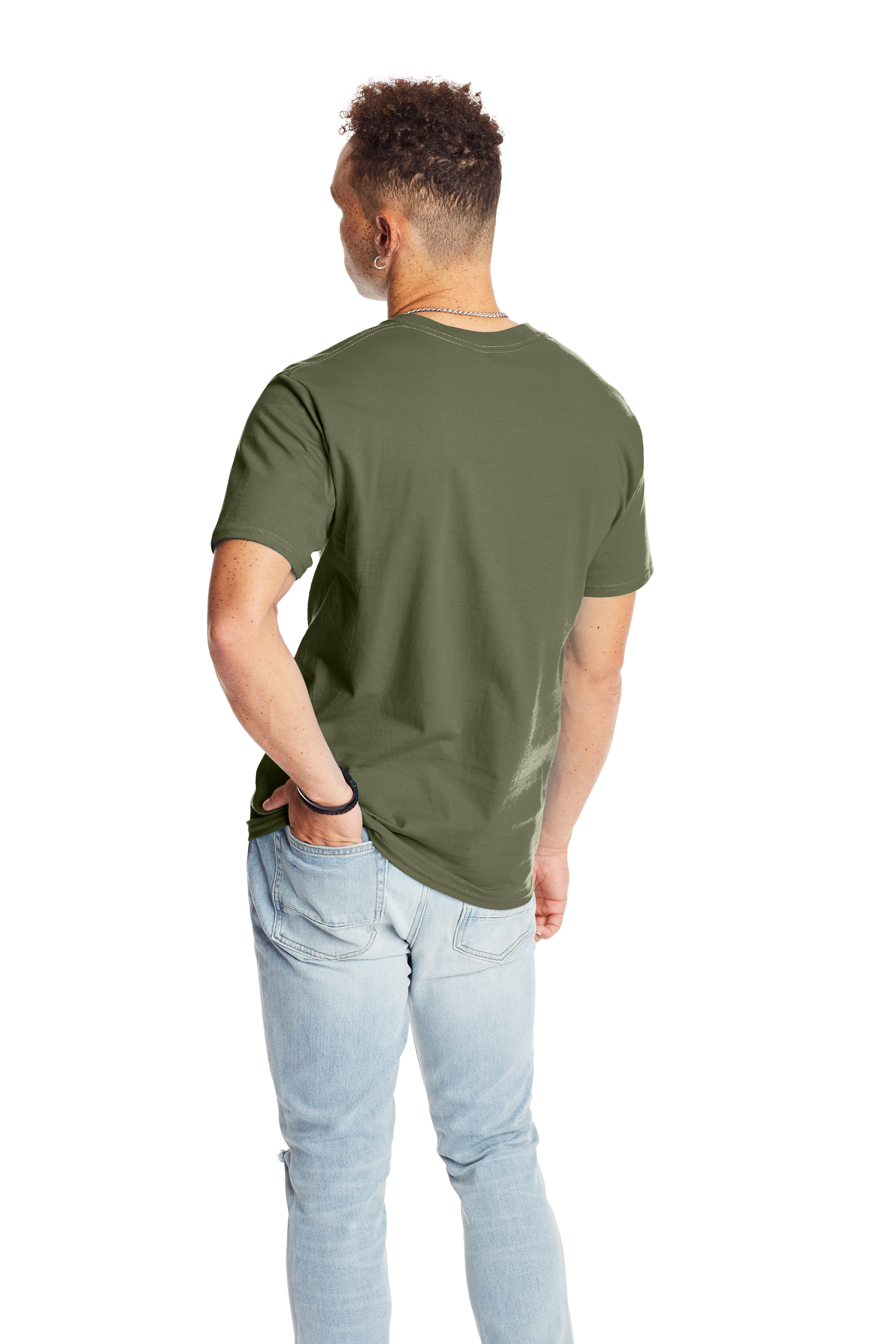 Hanes 5180 Fatigue Green