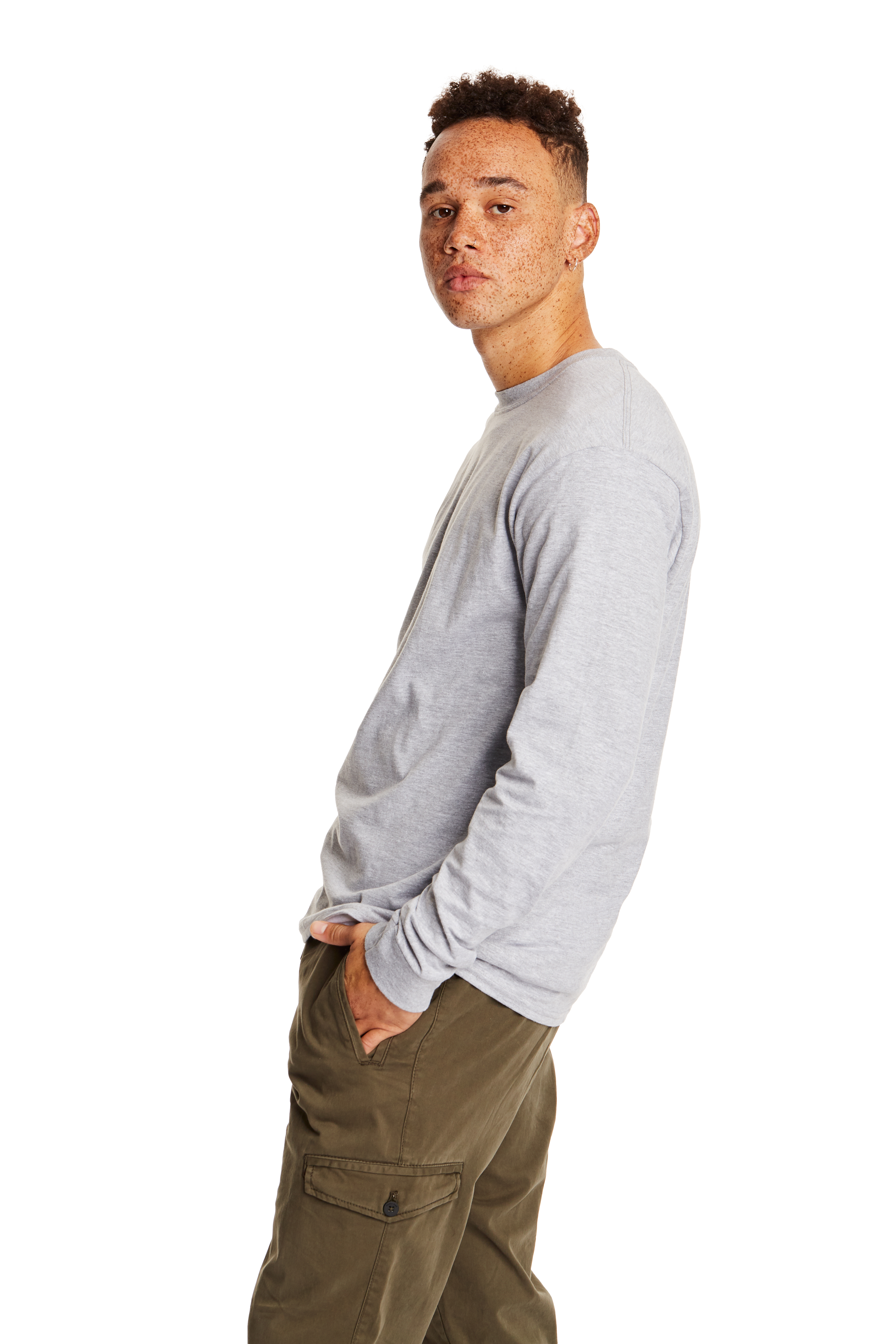 Hanes 5186 Light Steel