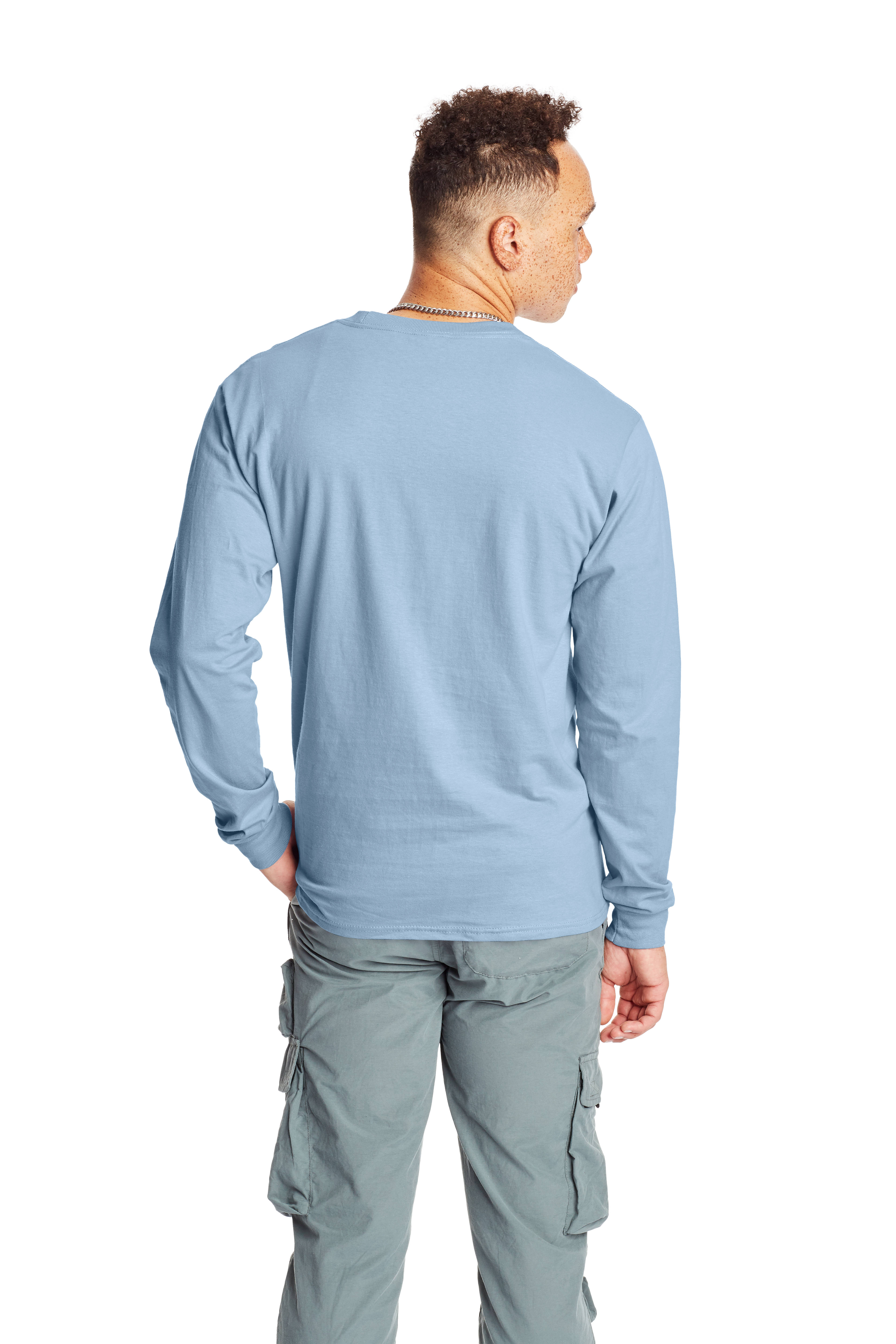 Hanes 5186 Light Blue