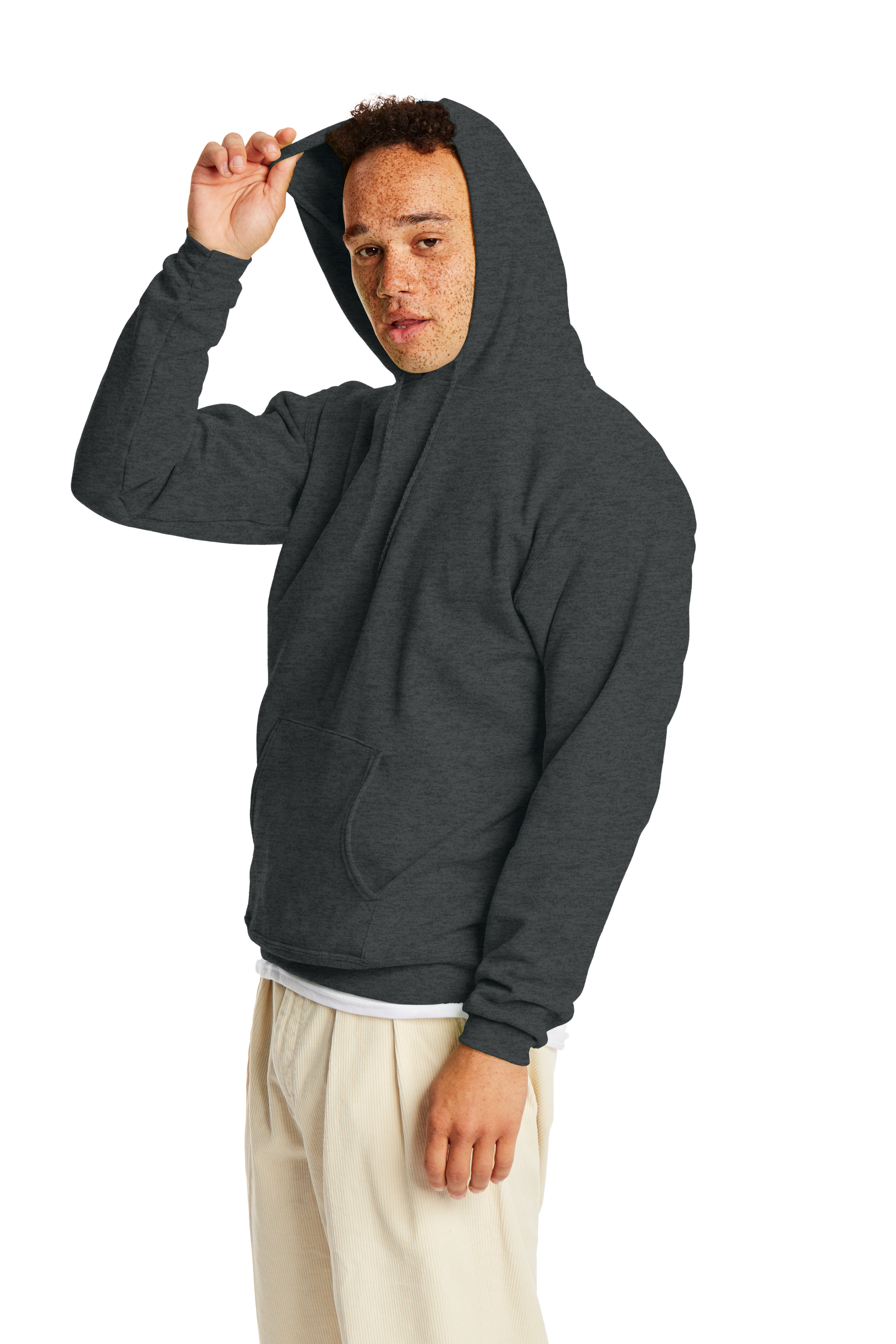 Hanes P170 Charcoal Heather