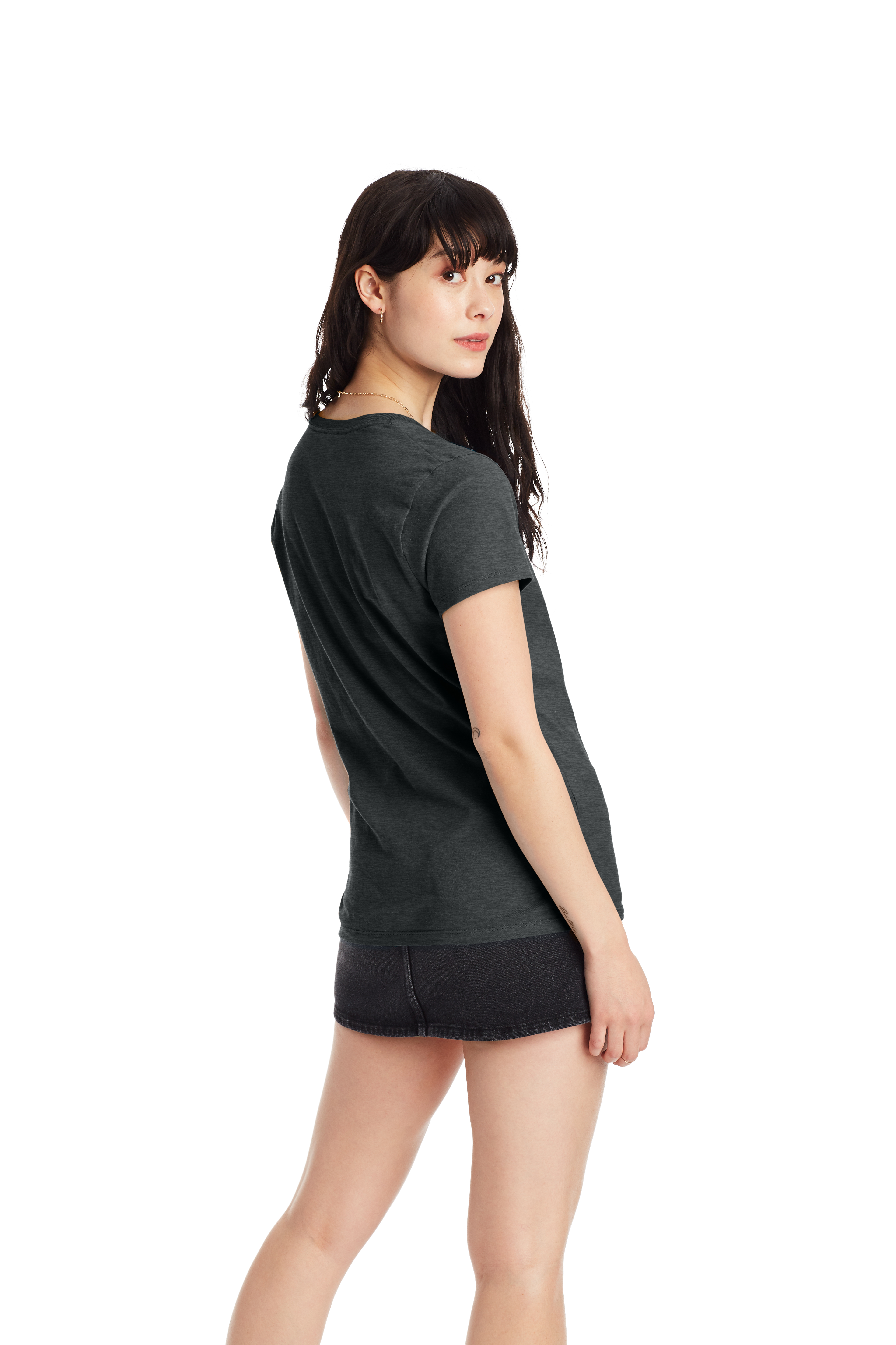 Hanes S04V Charcoal Heather
