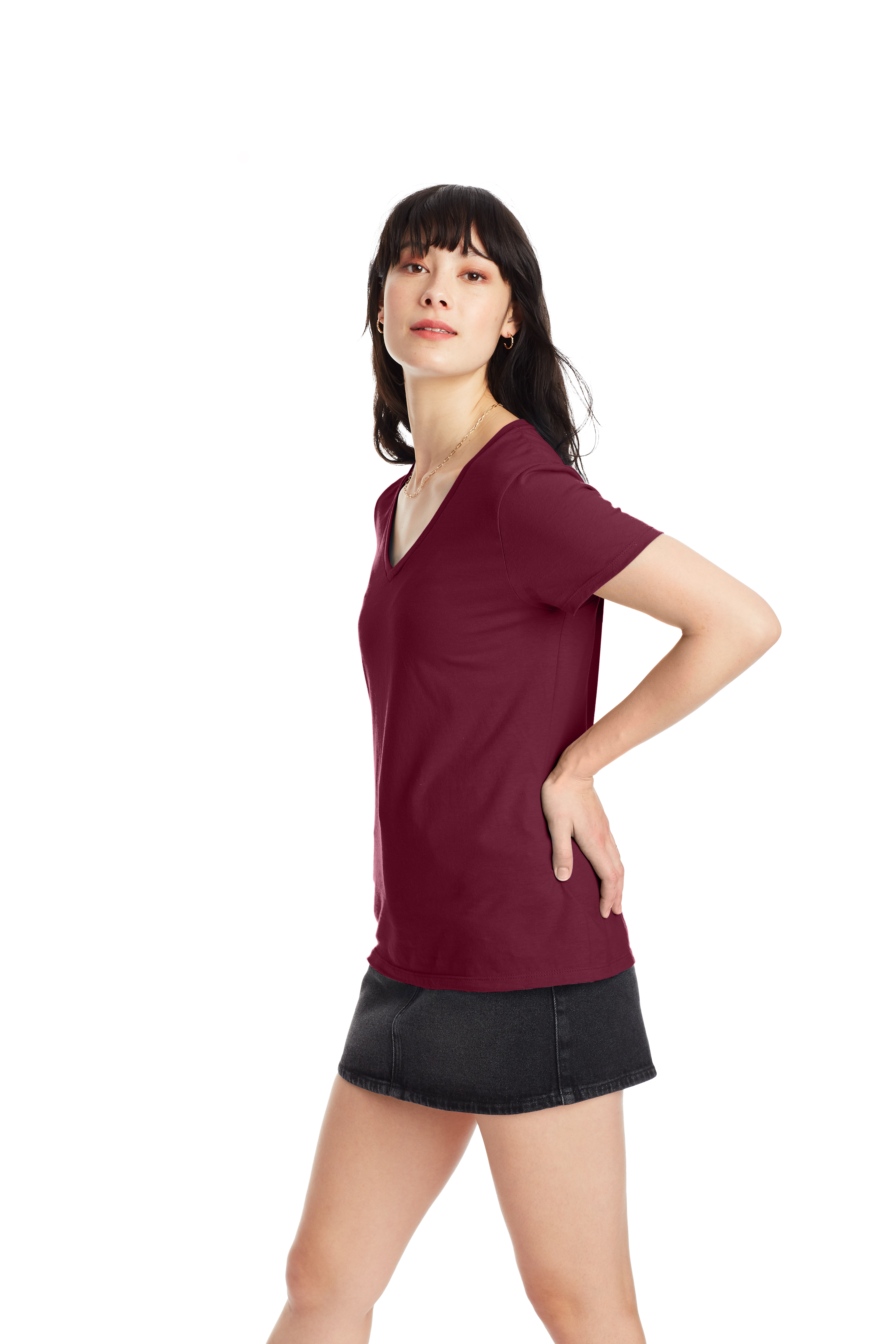 Hanes S04V Maroon
