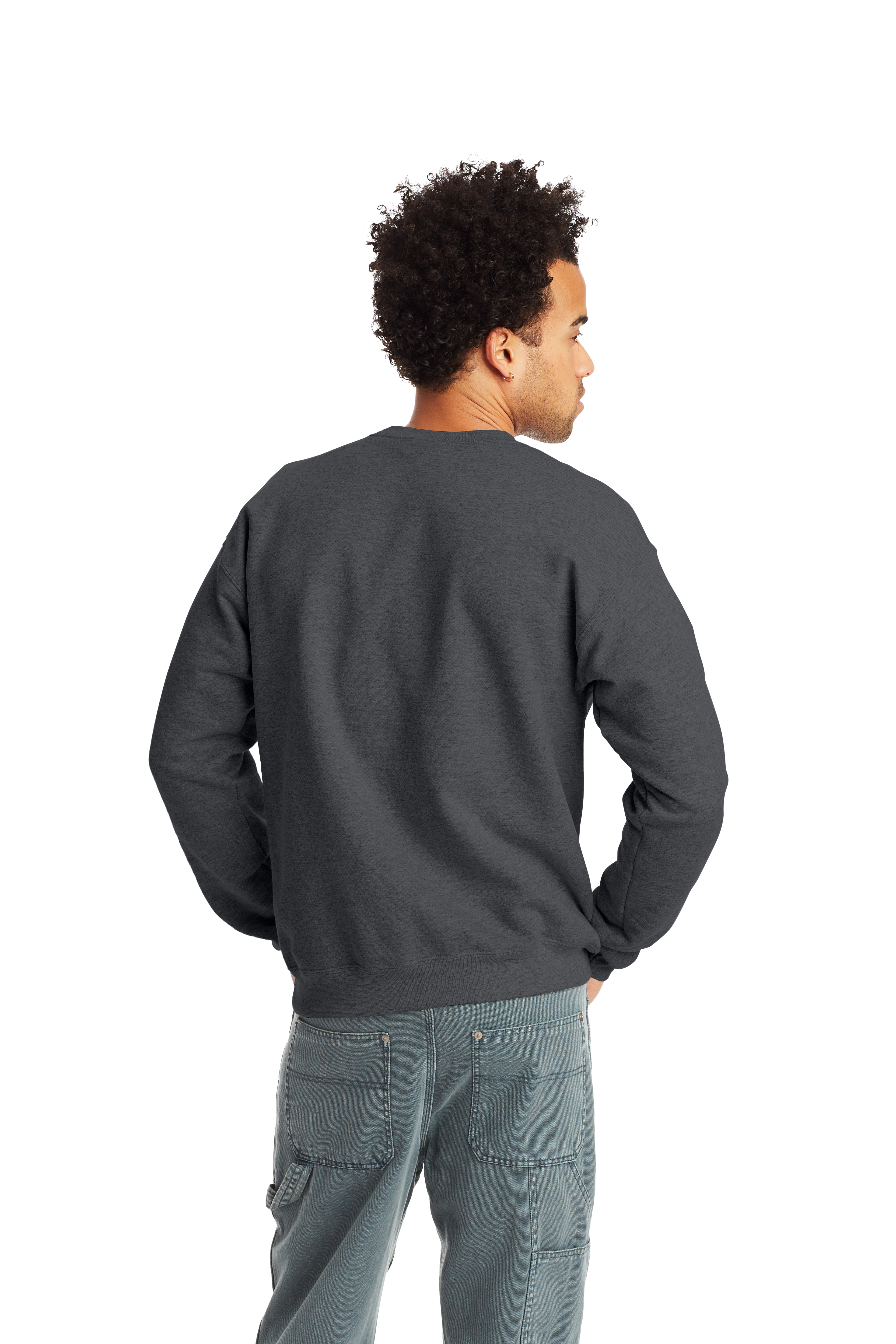 Hanes P1607 Charcoal Heather