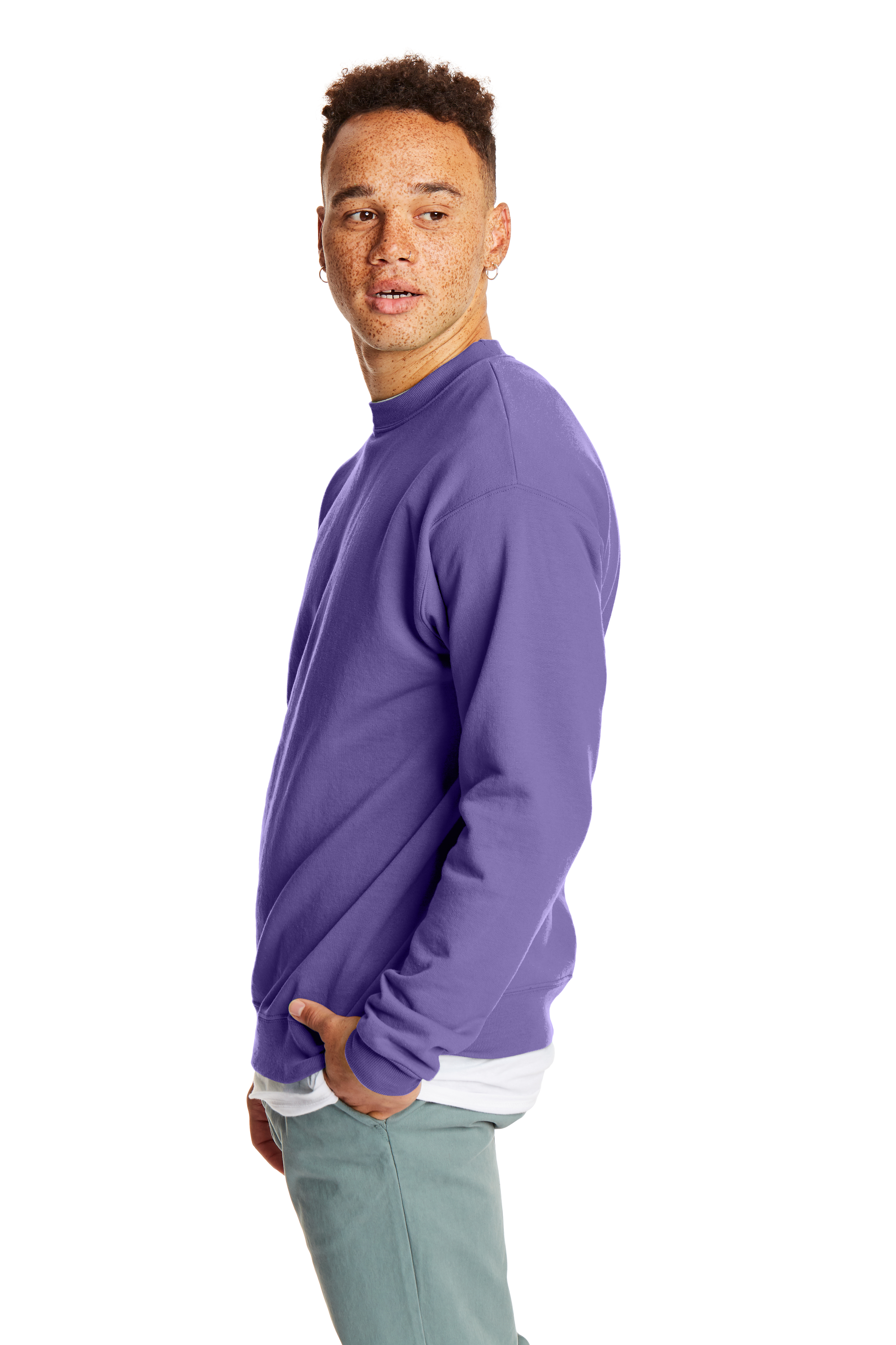 Hanes P1607 Purple
