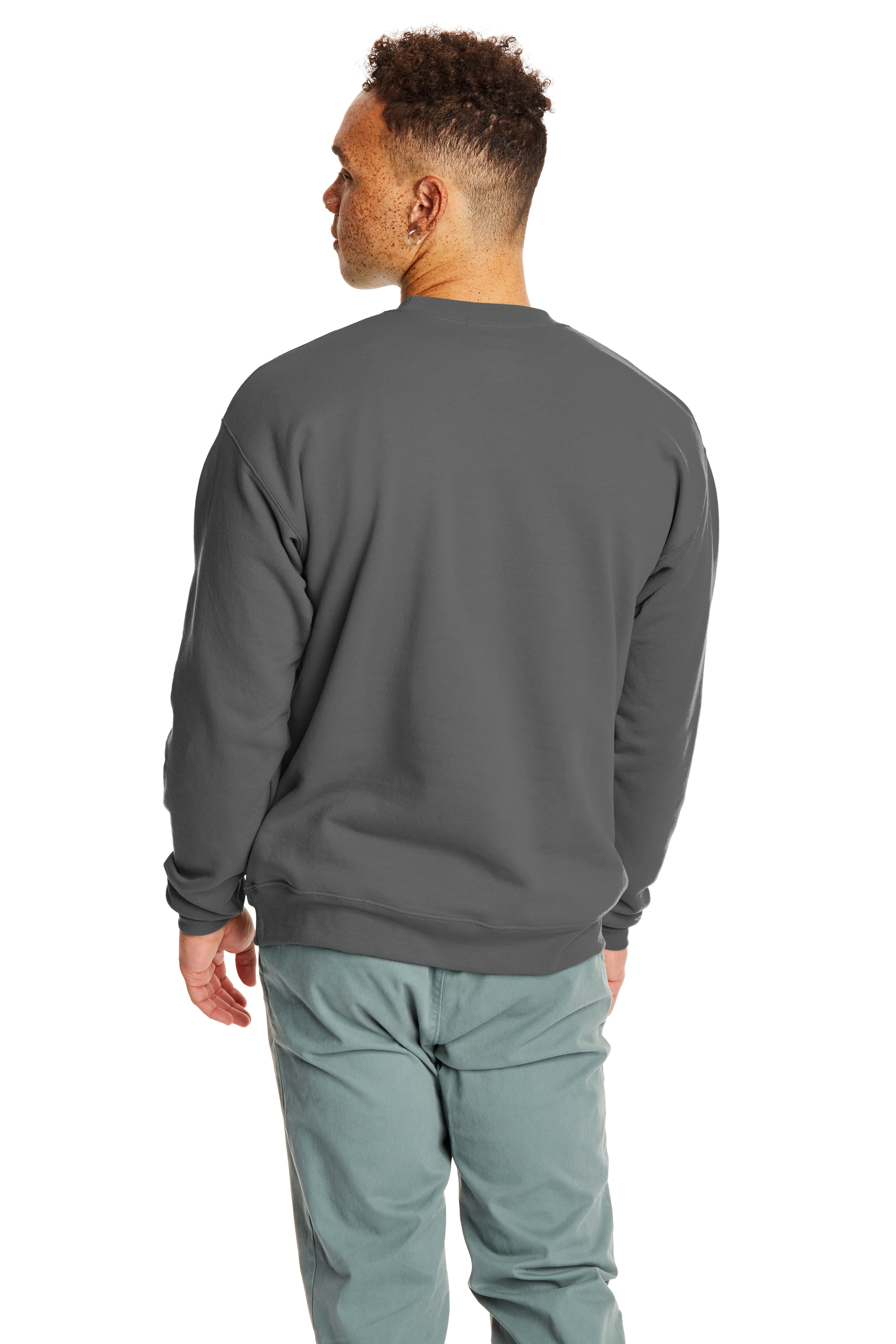 Hanes P1607 Smoke Gray