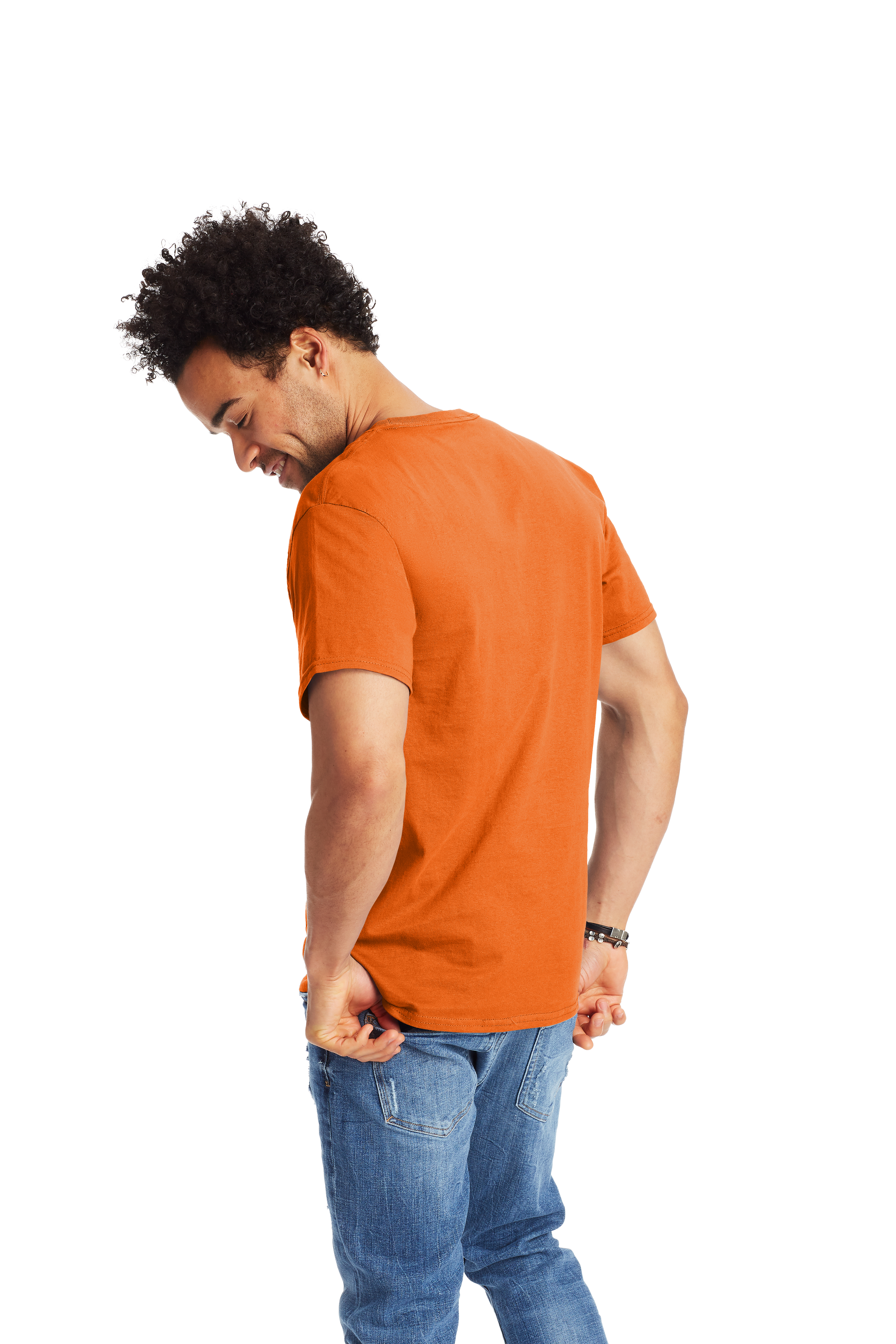 Hanes 5250T Athletic Orange