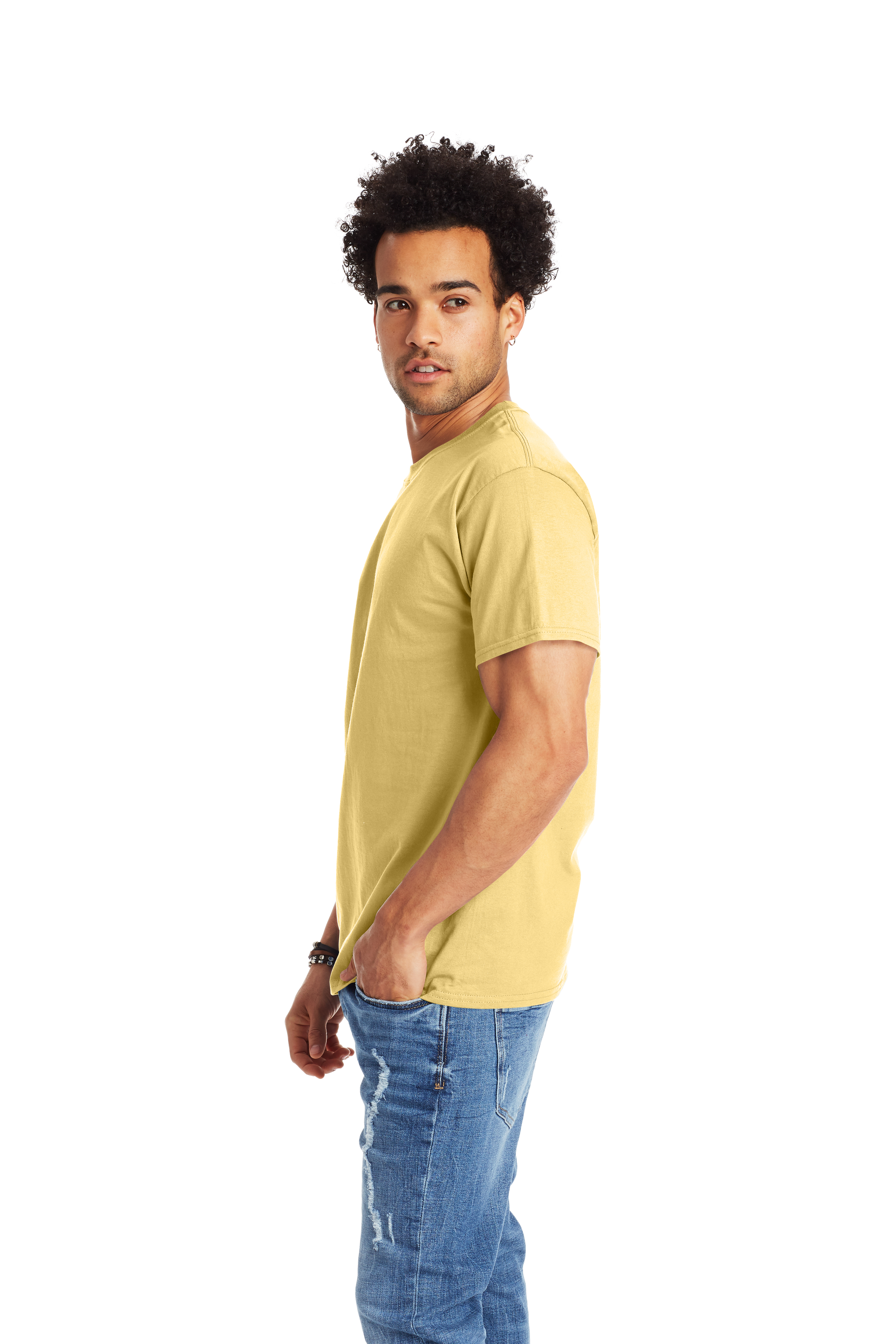 Hanes 5250T Daffodil Yellow