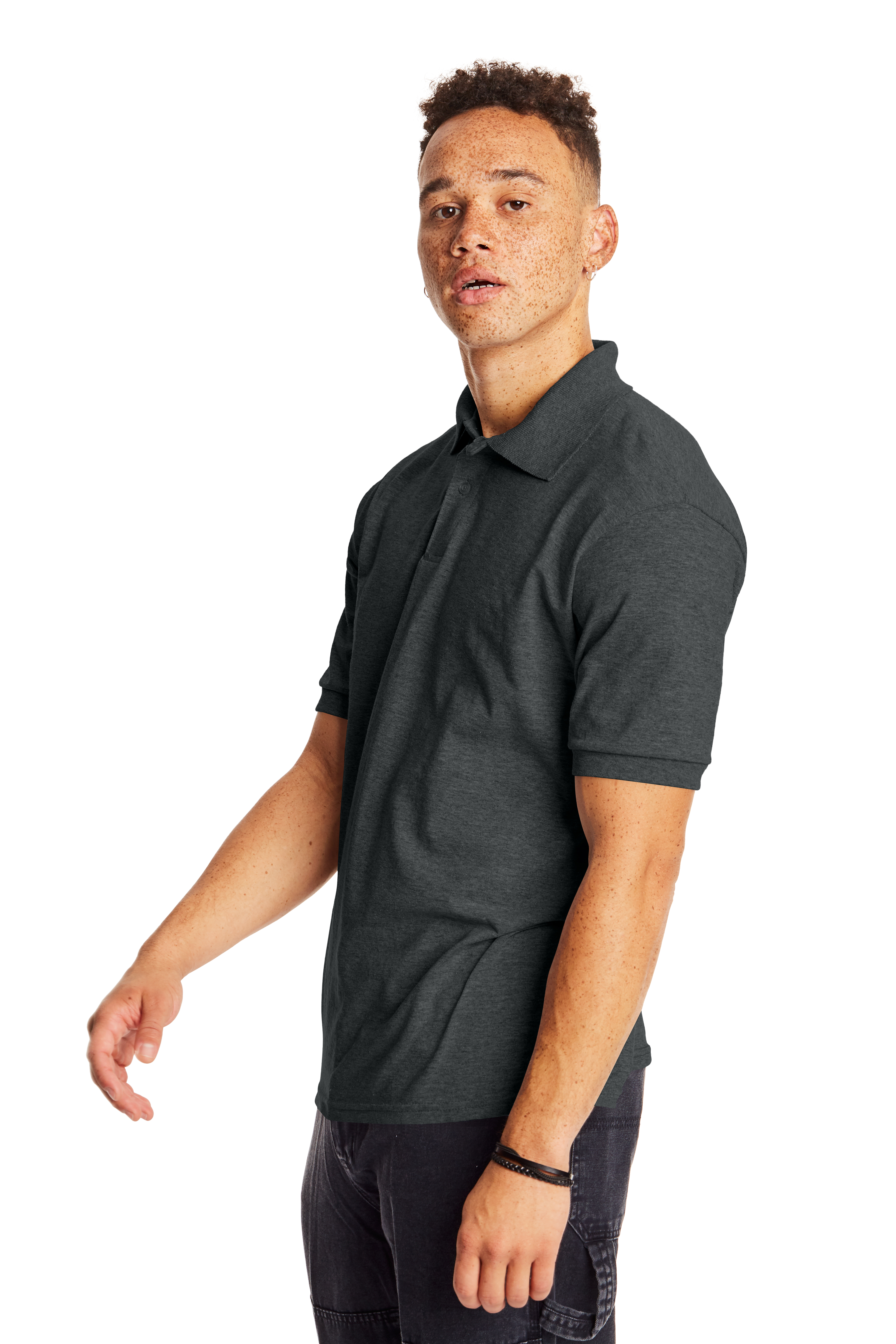 Hanes 054 Charcoal Heather