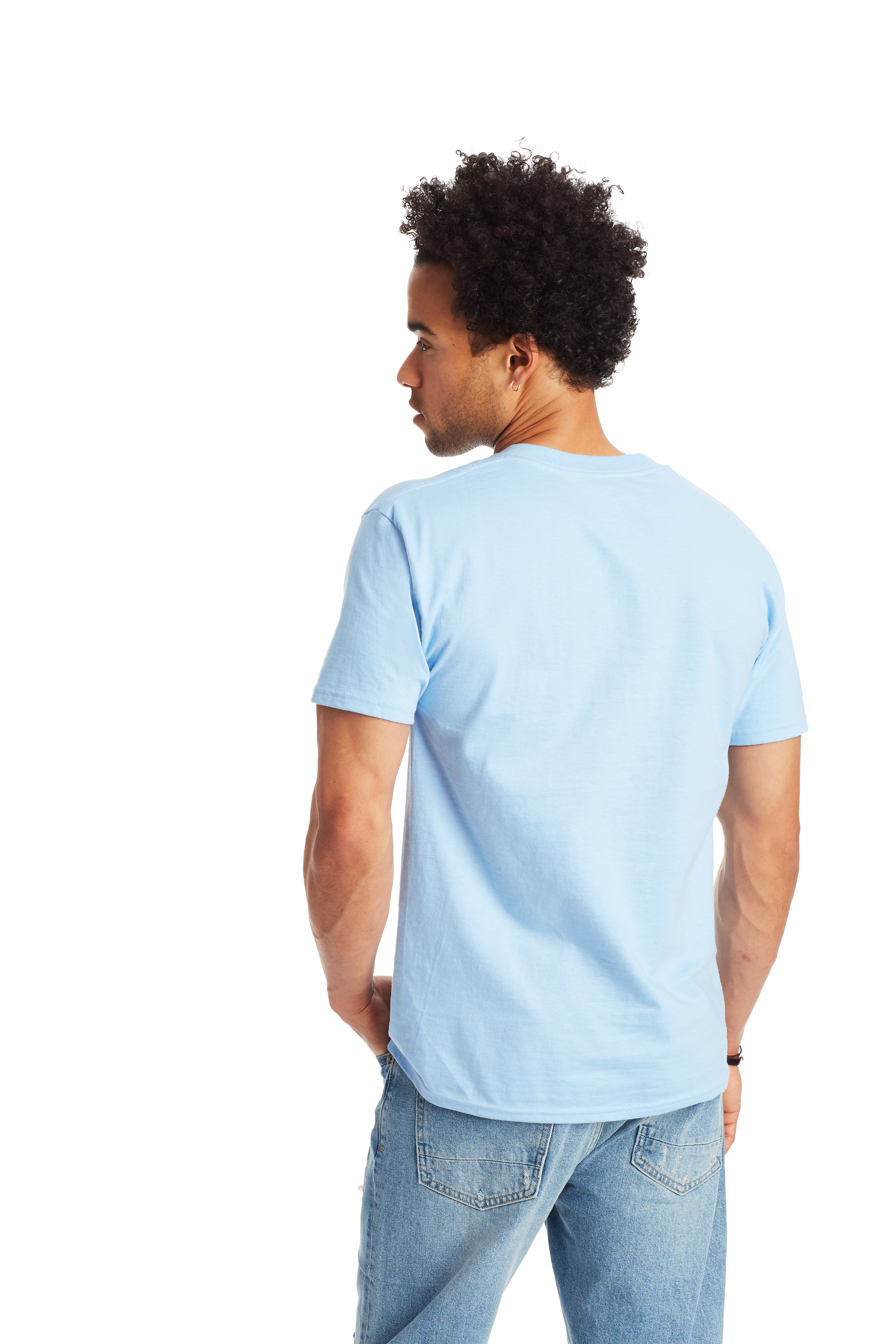 Hanes 5180 Light Blue