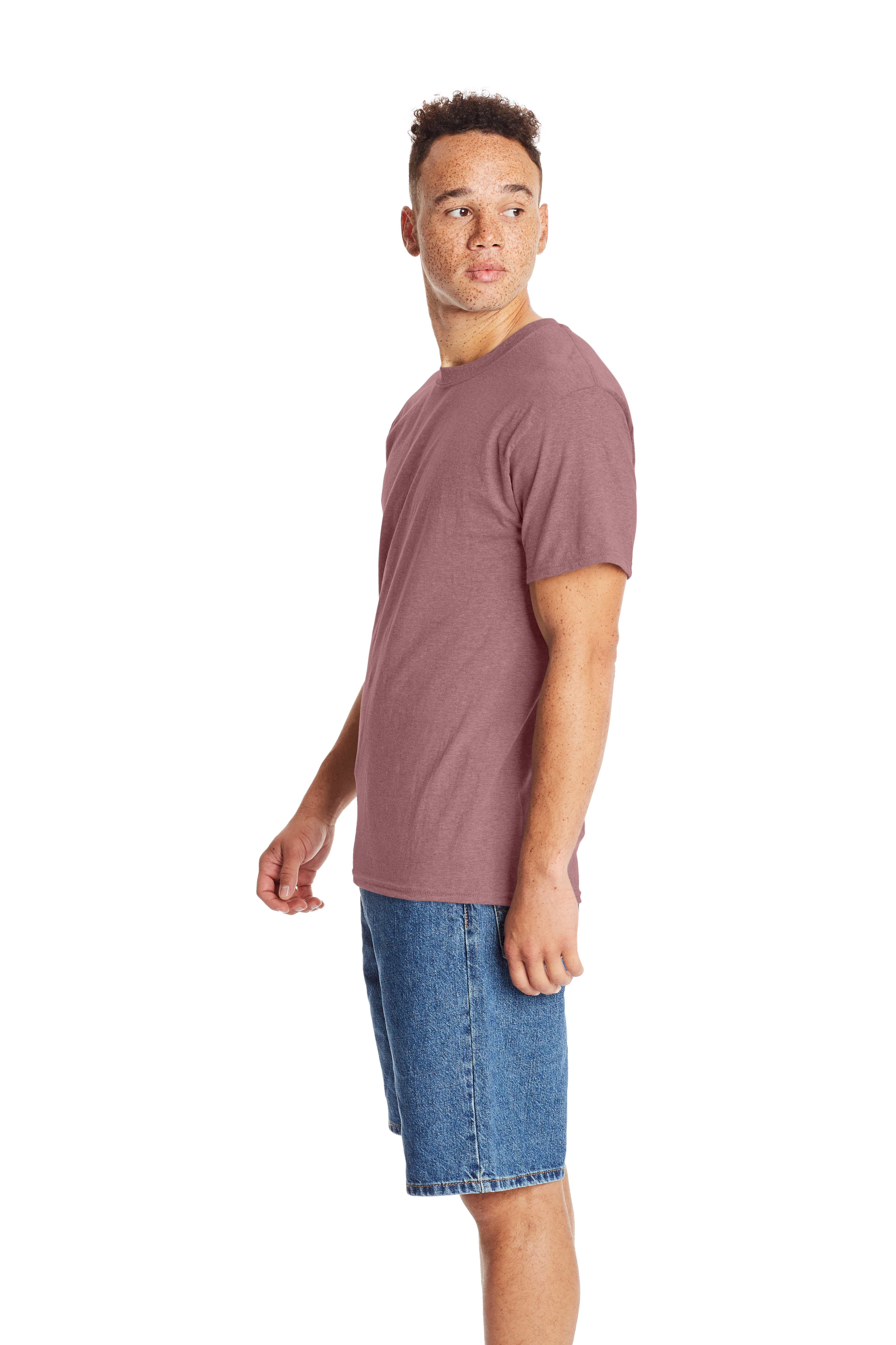 Hanes 5180 Mauve Pepr Heather