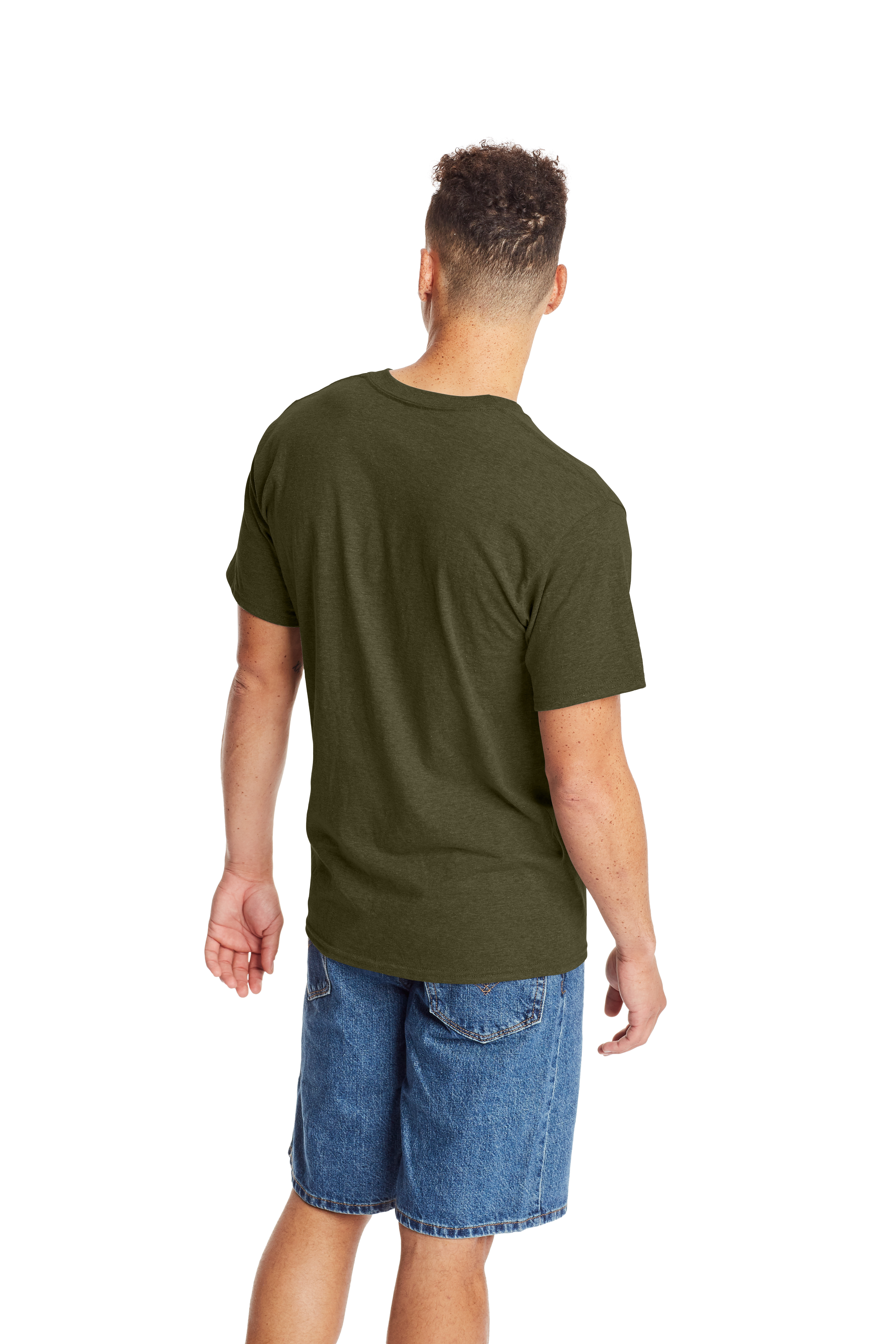 Hanes 5180 Military Green Heather