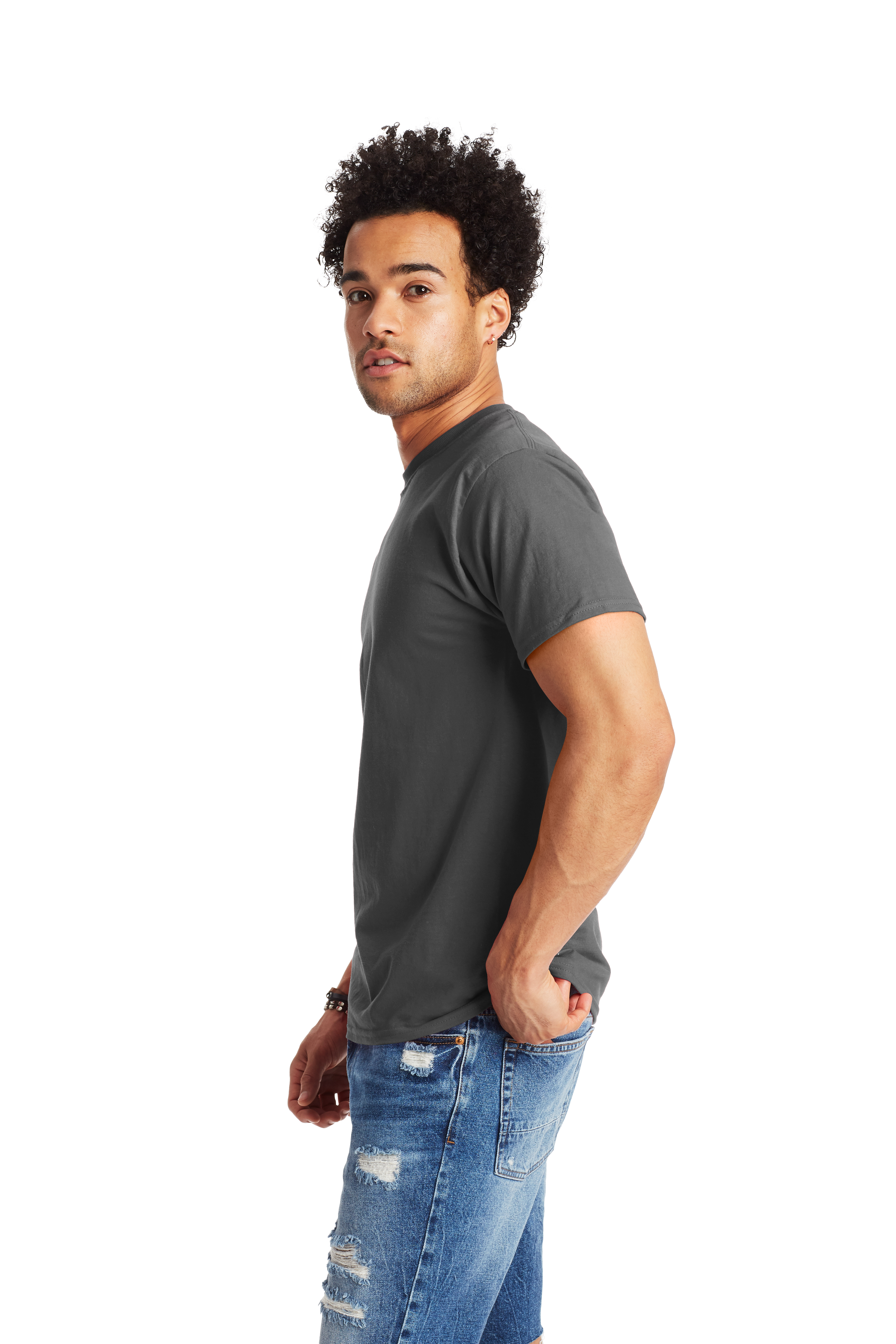 Hanes 5180 Smoke Gray