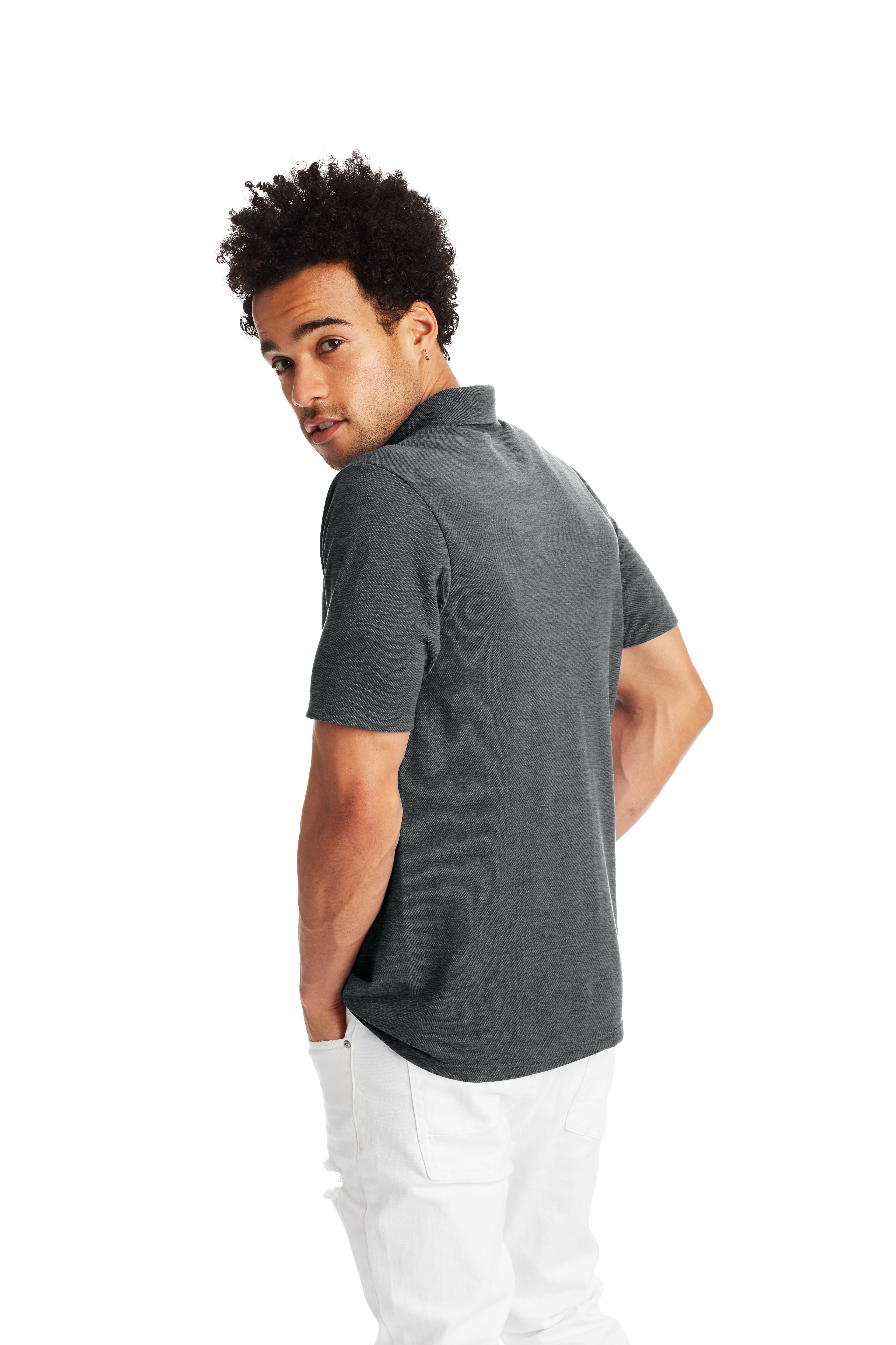 Hanes 055P Charcoal Heather