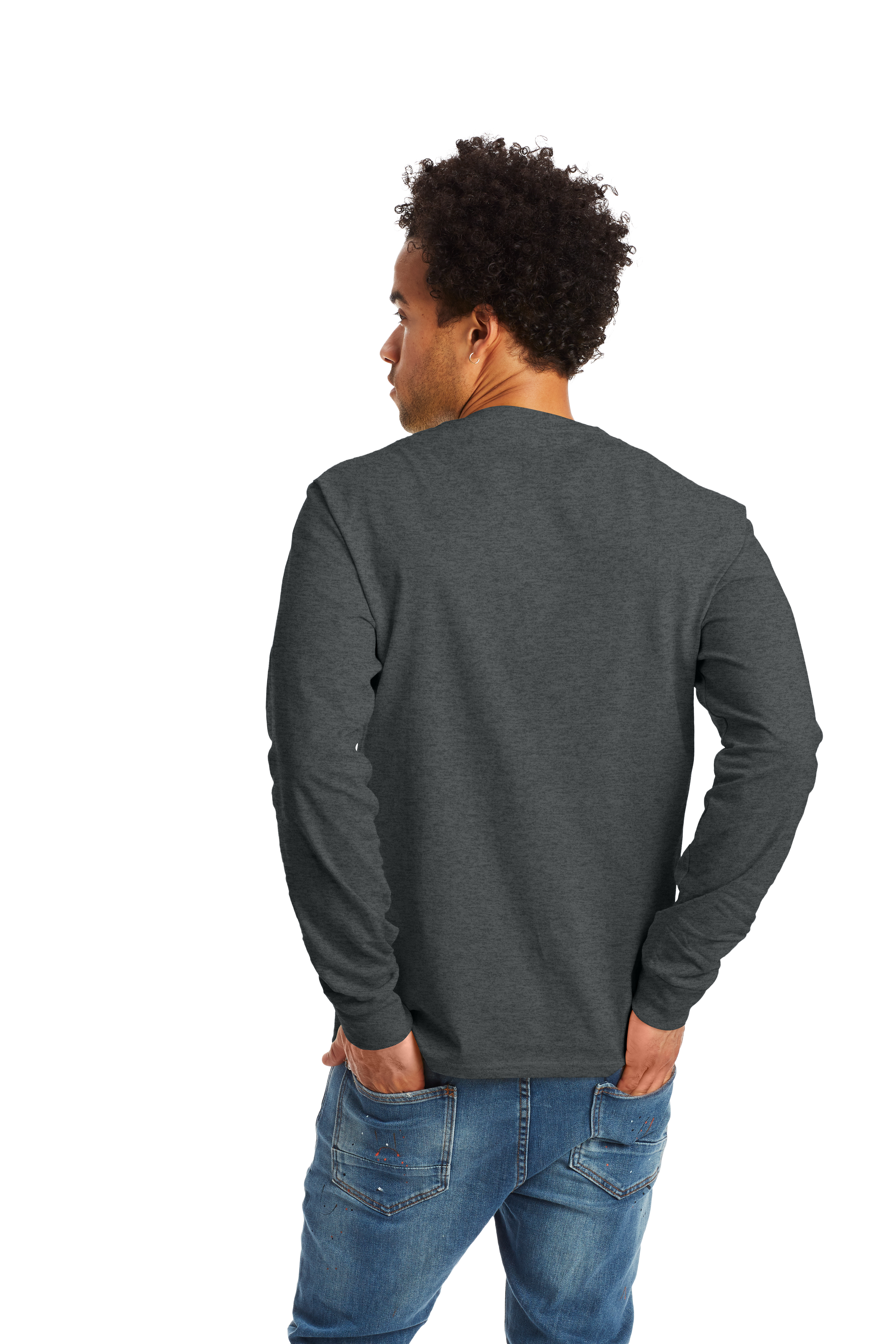 Hanes 5586 Charcoal Heather