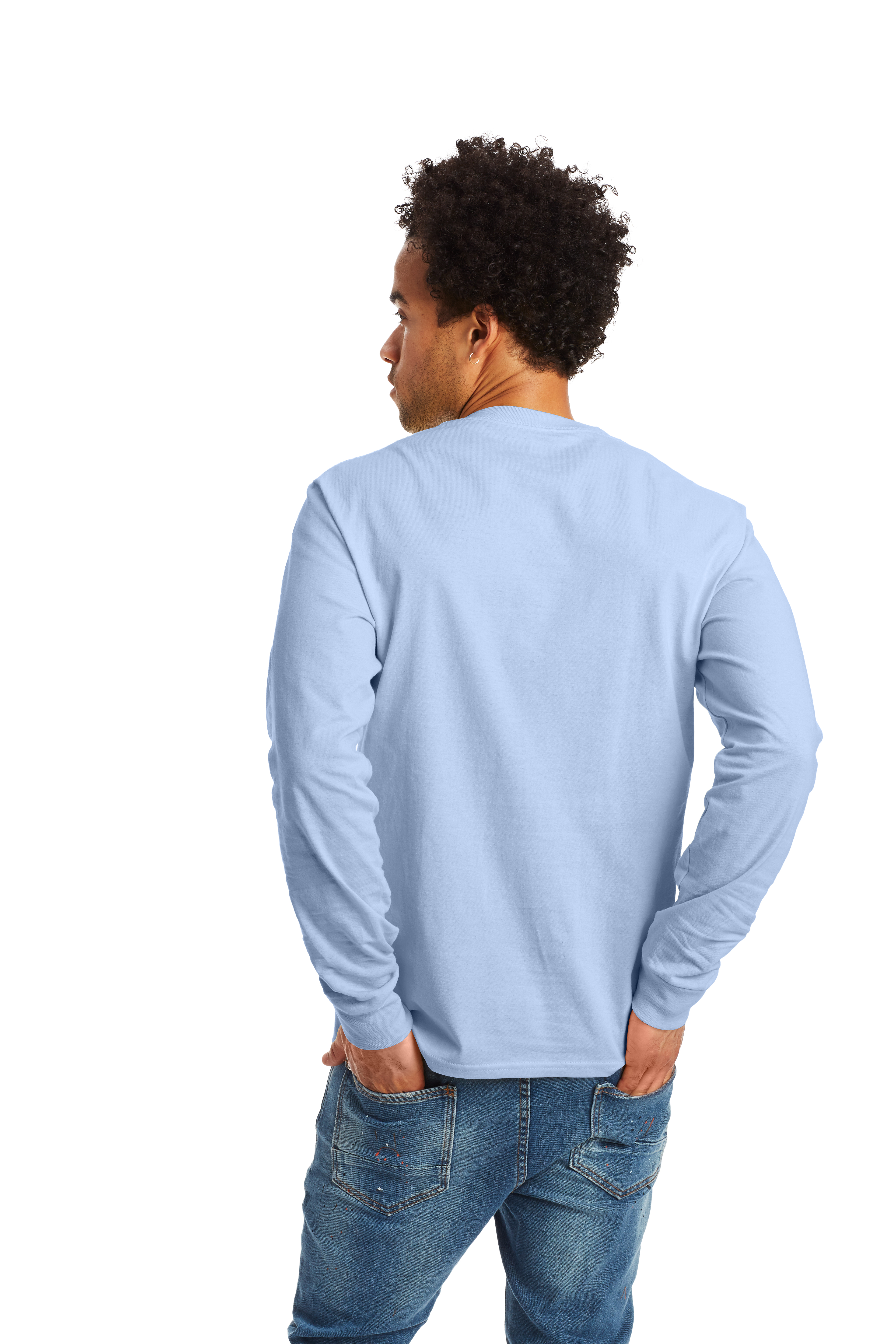 Hanes 5586 Light Blue