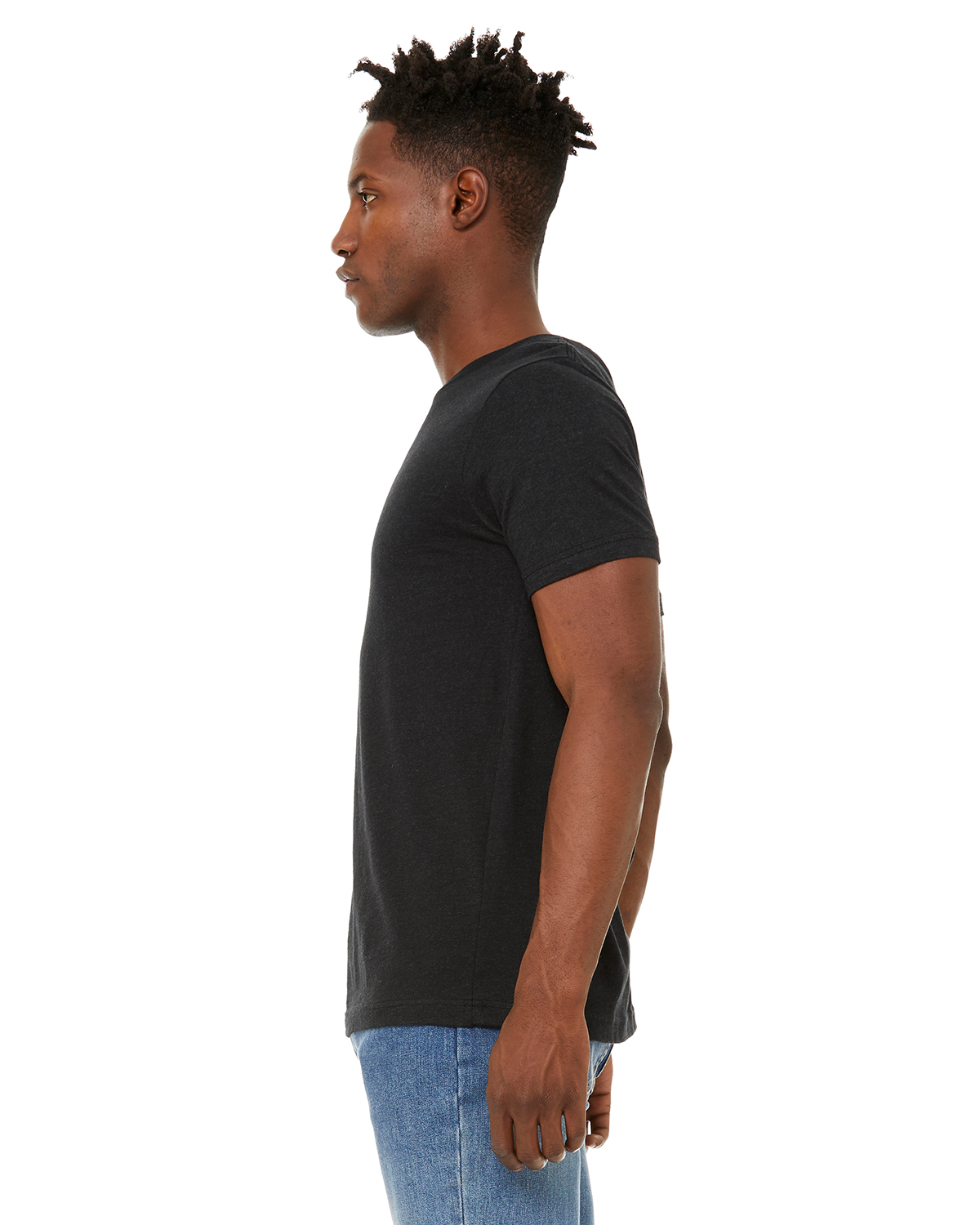 Bella + Canvas 3301C Heather Black