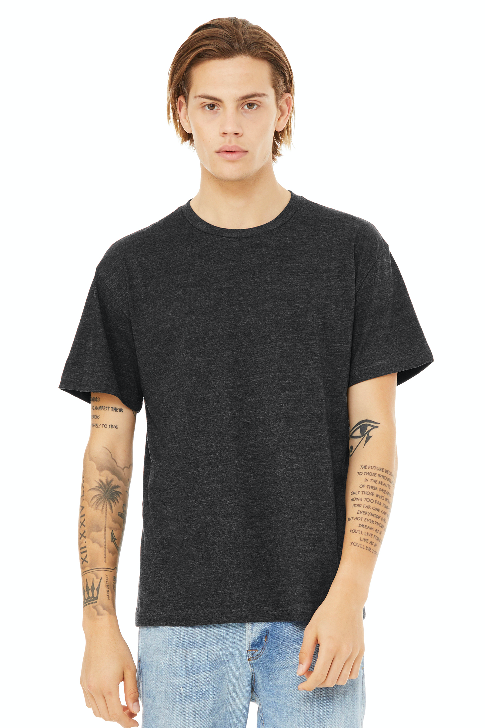Bella + Canvas 3008C Heather Dark Gray