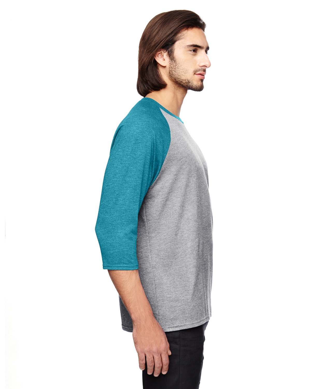 Anvil 6755 Heather Gray / Heather Gblu