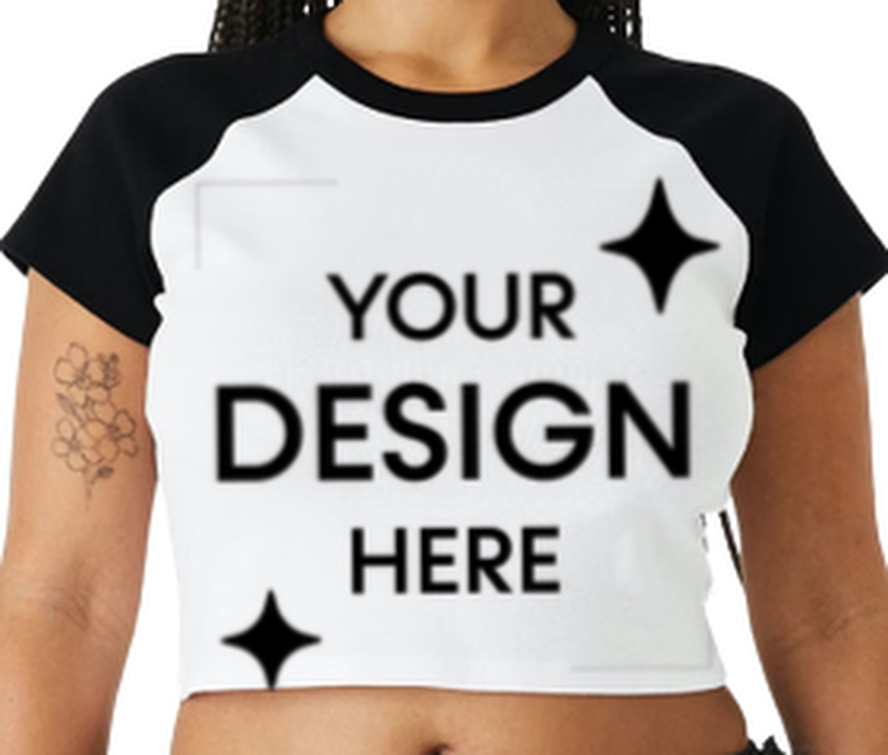 Women's Micro Ribbed Raglan Baby Tee