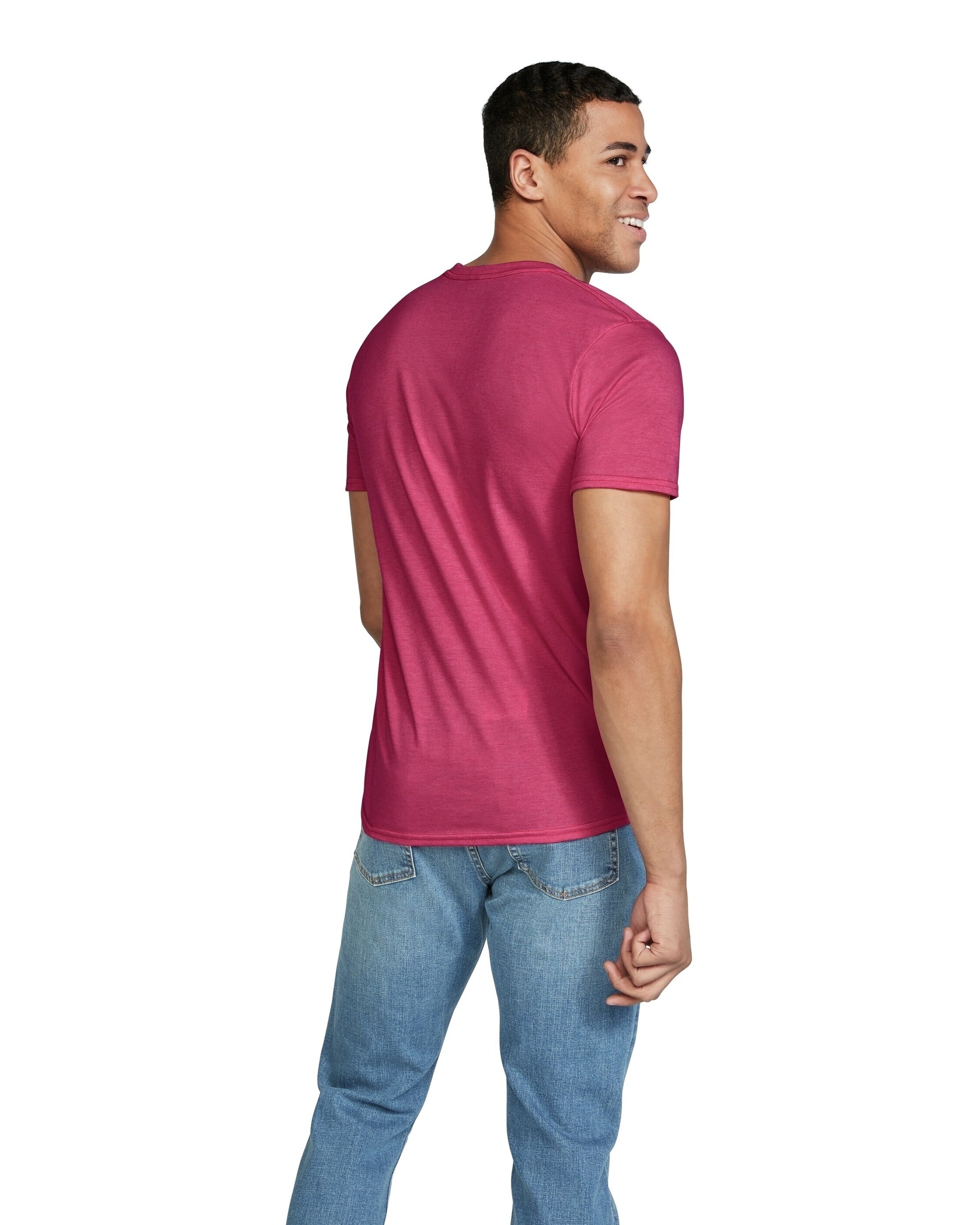 Gildan G640 Heather Cardinal