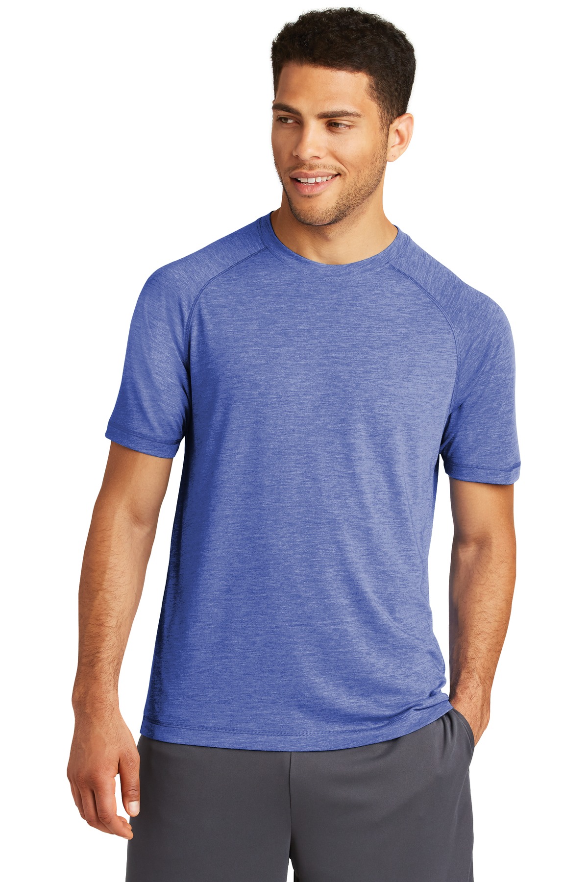 Sport Tek Unisex Posi Charge Tri Blend Wicking Raglan Tee