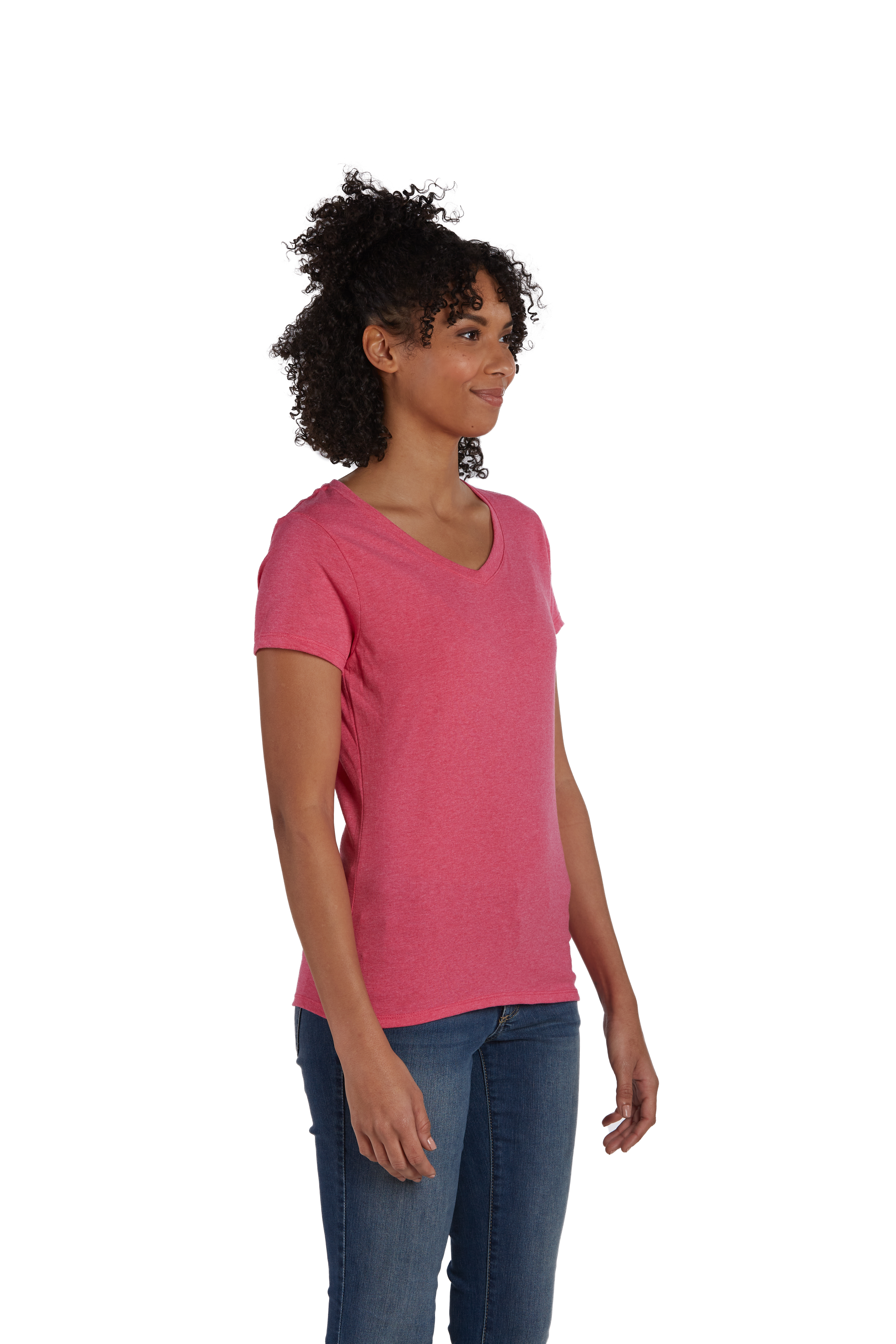 Hanes 42VT Jzzbrry Pink Triblend