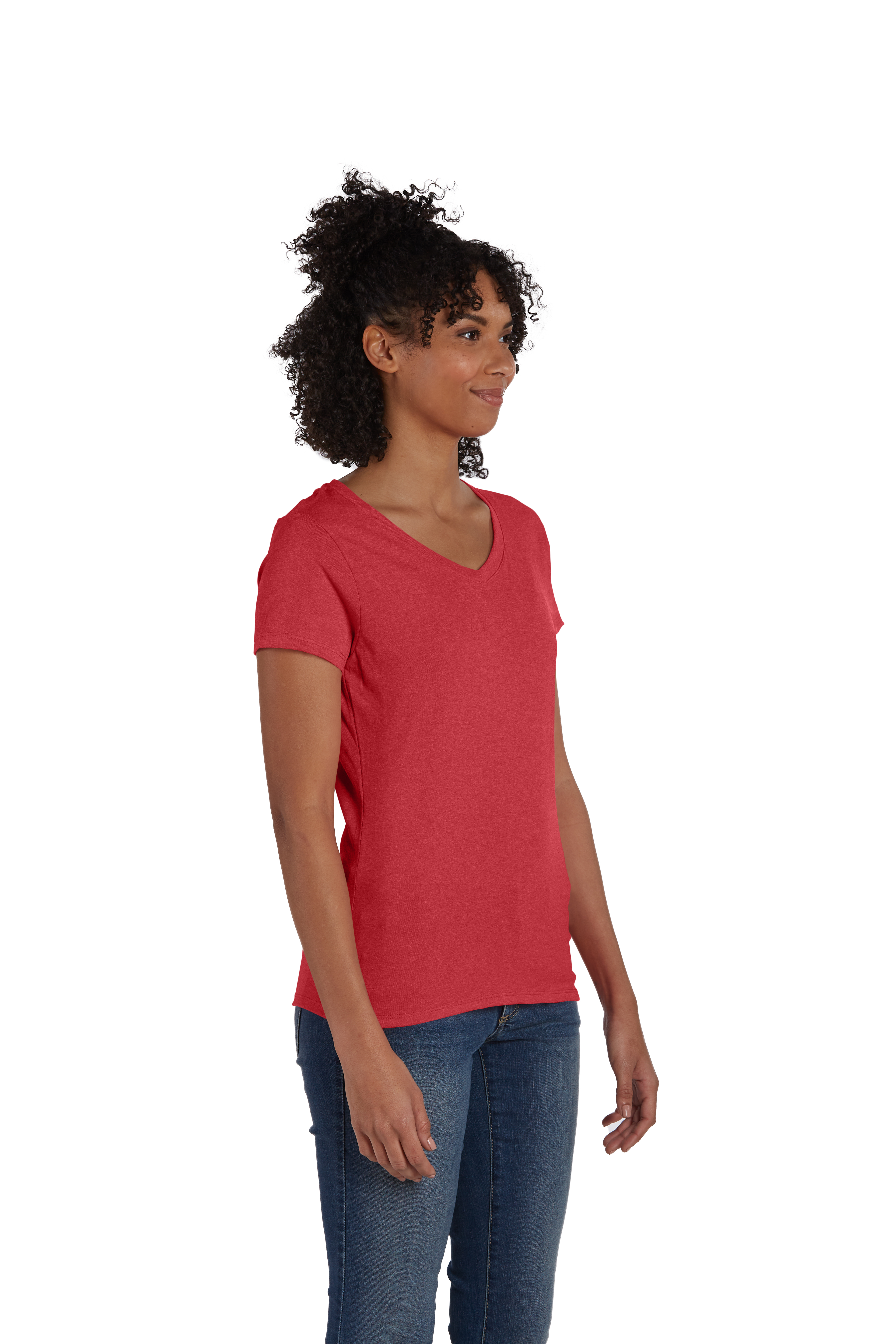 Hanes 42VT Red Triblend