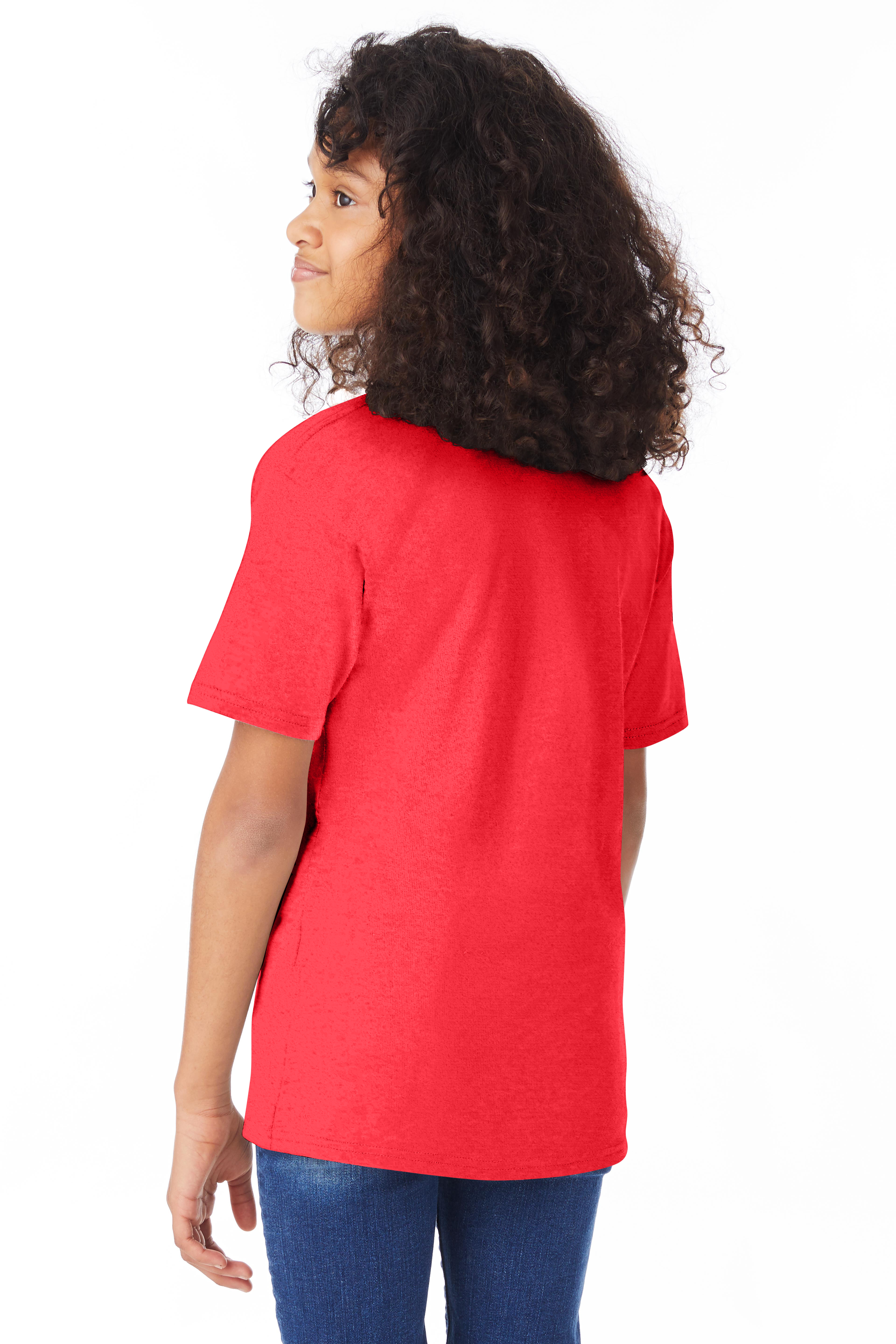 Hanes 498Y Athletic Red